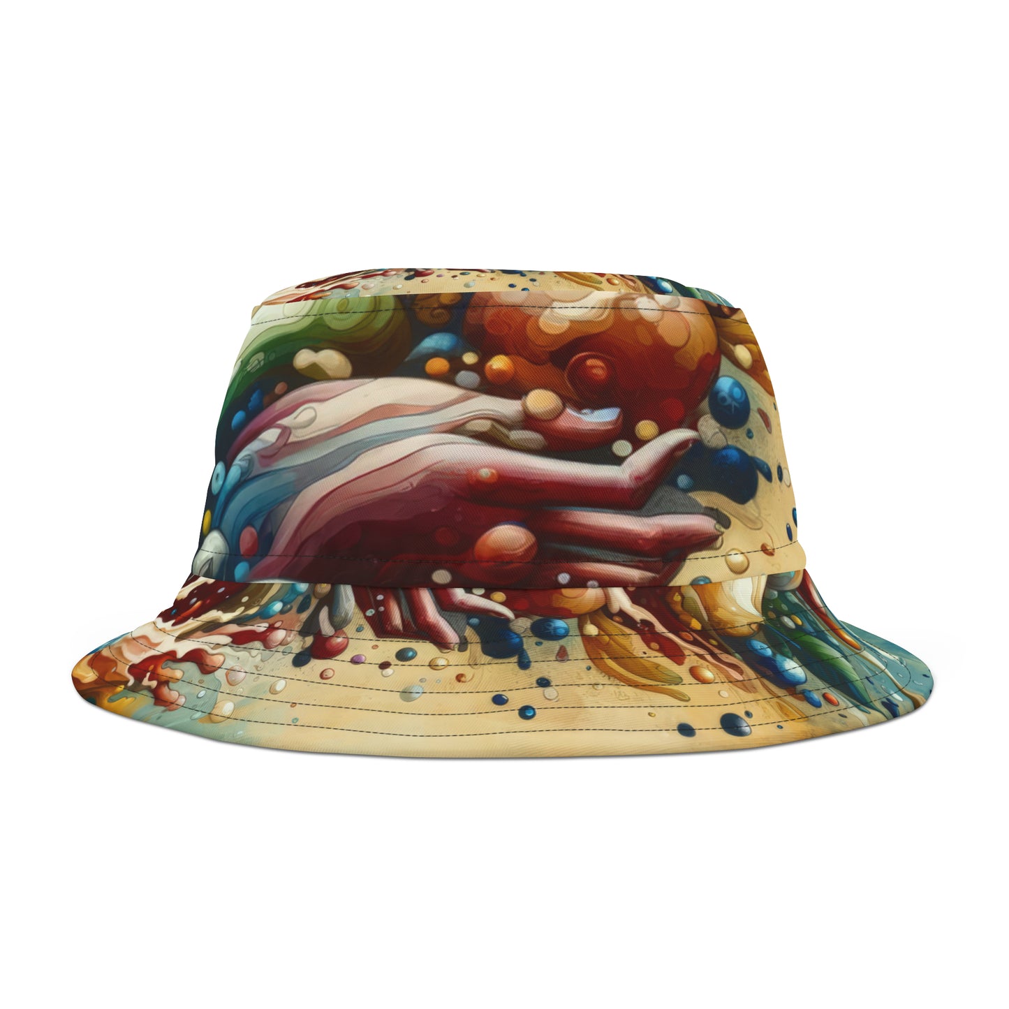 Nourishing Tachism Symphony Bucket Hat (AOP)