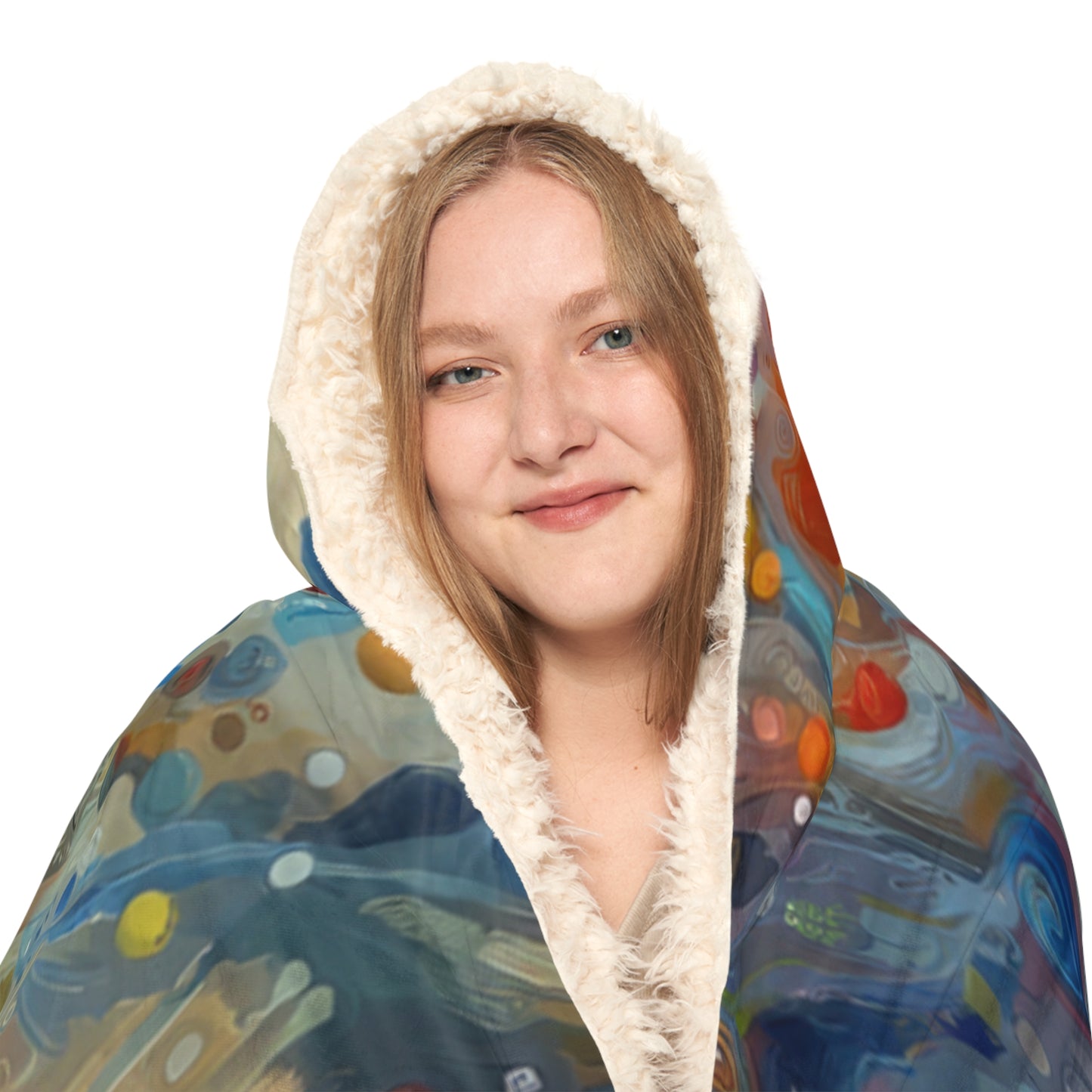 Choices Tachism Canvas Snuggle Blanket