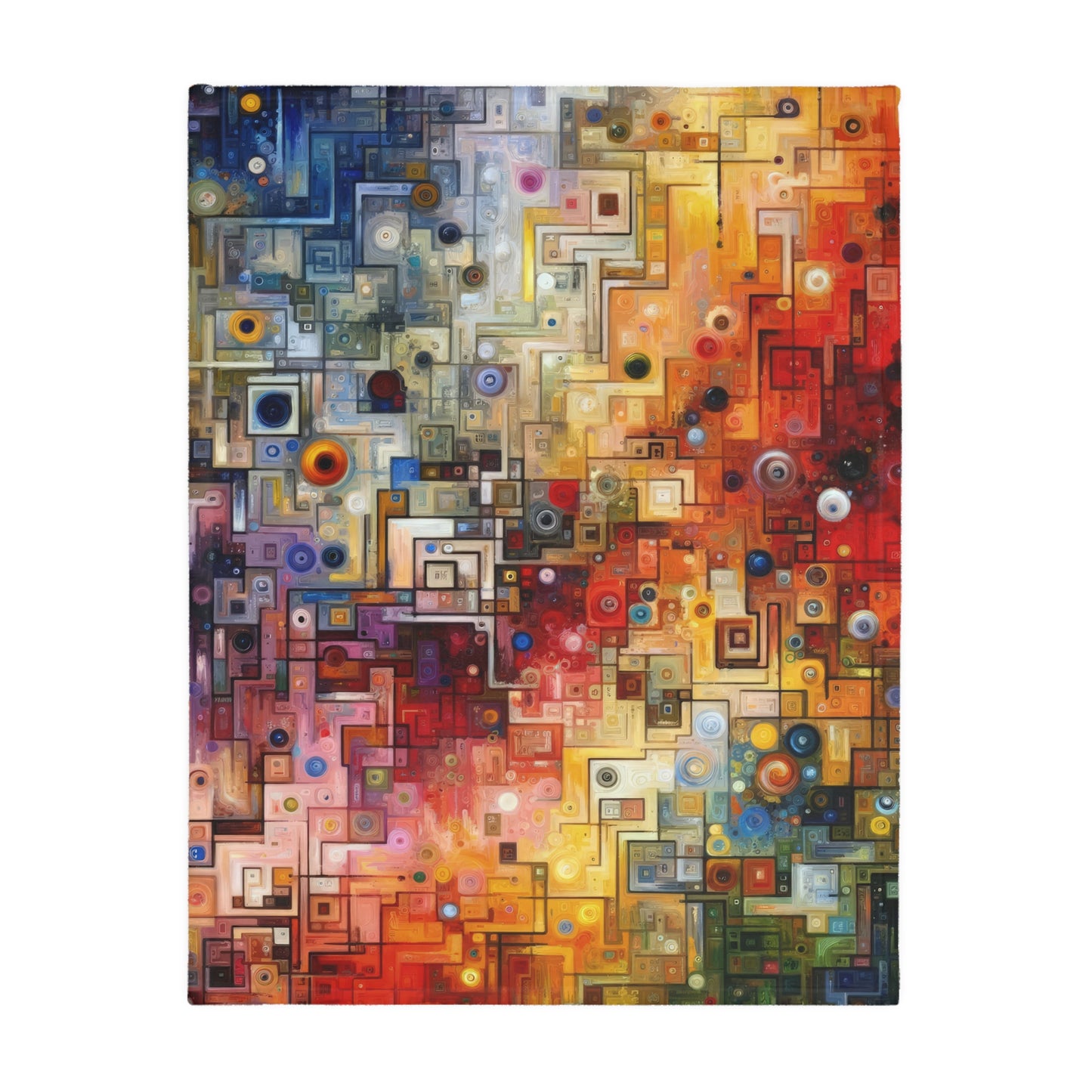 Witty Conversation Tapestry Velveteen Microfiber Blanket (Two-sided print)