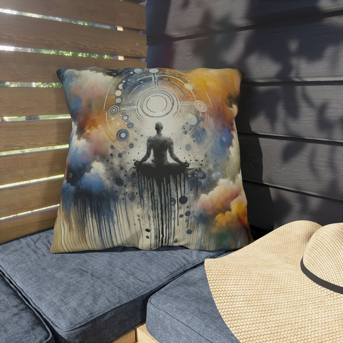 Mindful Transformation Profundity Outdoor Pillows