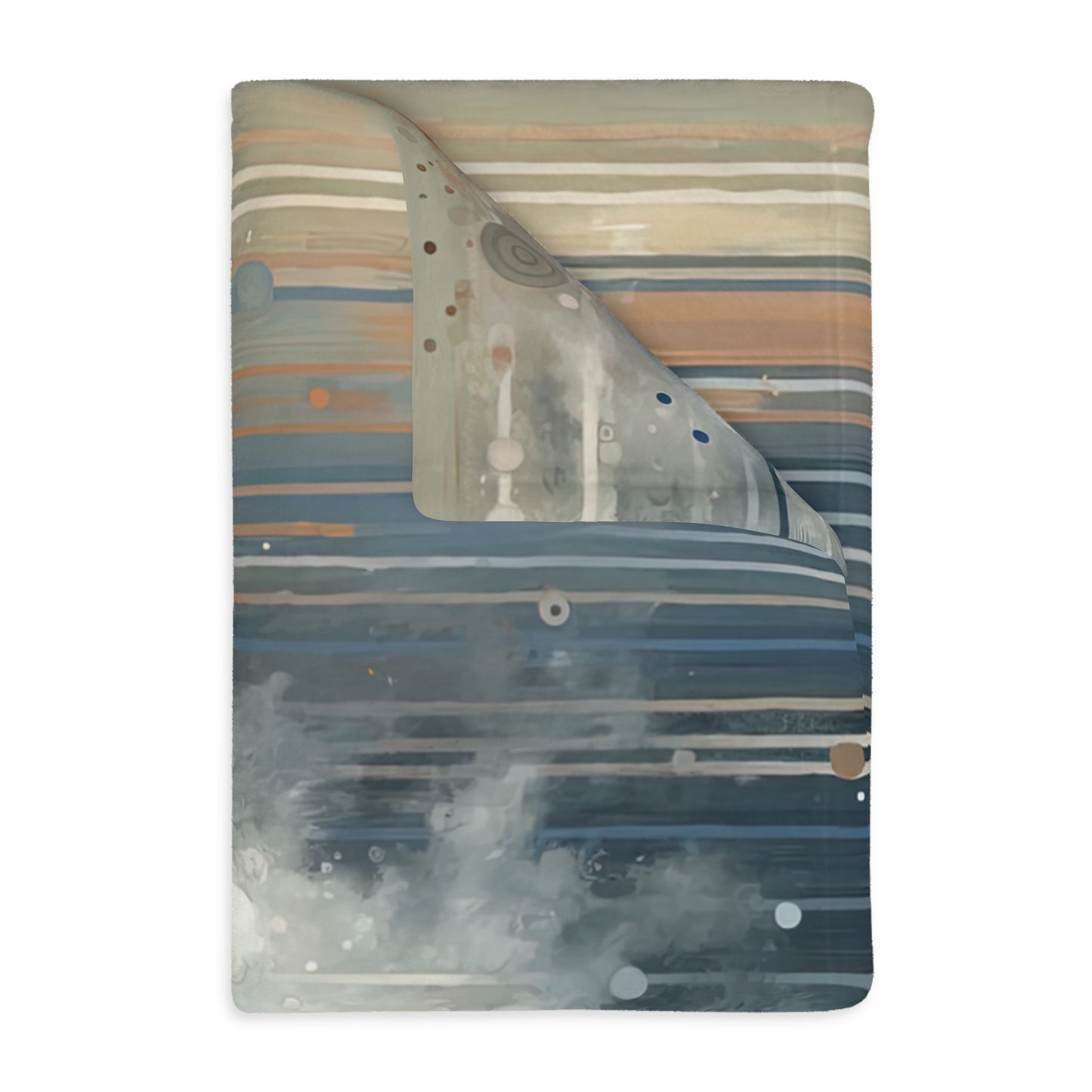 Ephemeral Hour Residue Velveteen Microfiber Blanket (Two-sided print)