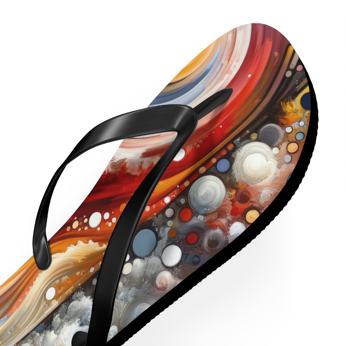 Harmonic Swirl Elegance Flip Flops