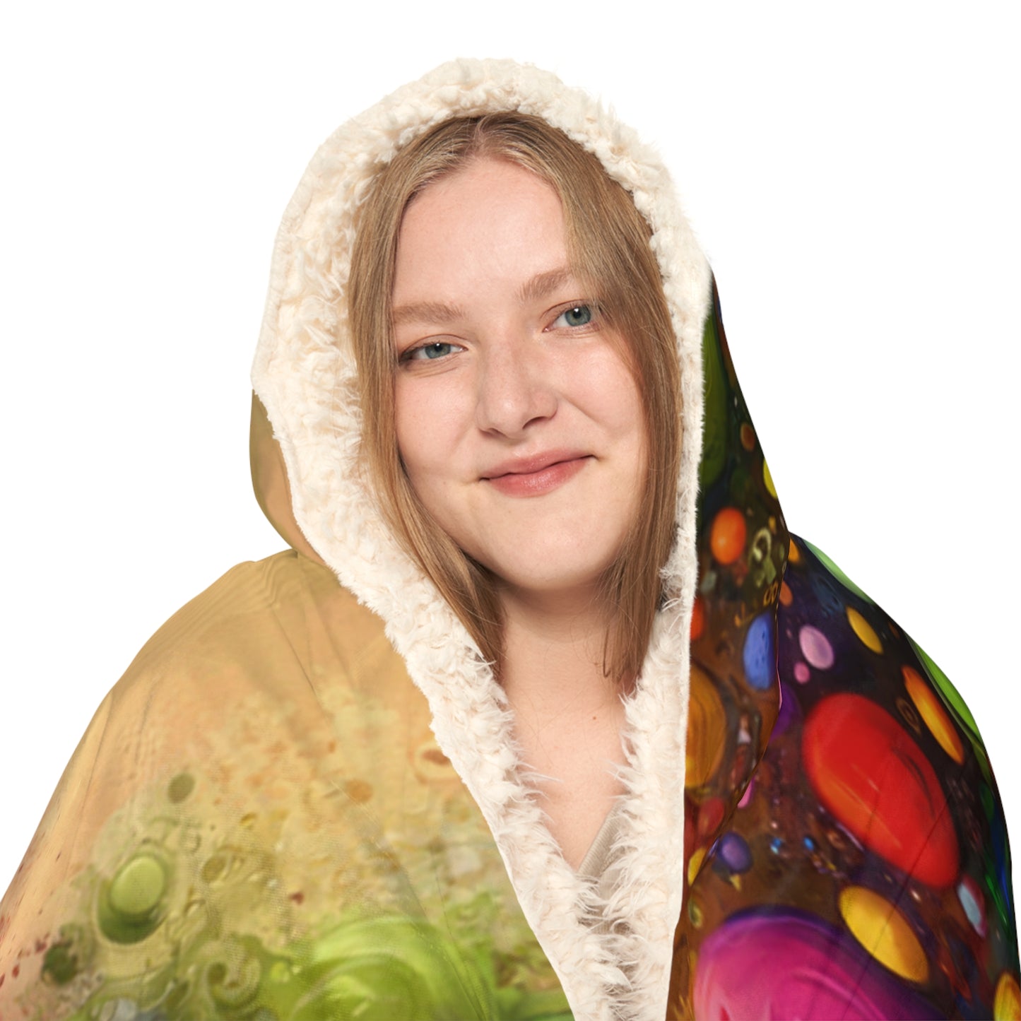 Vibrant Digital Arboriculture Snuggle Blanket