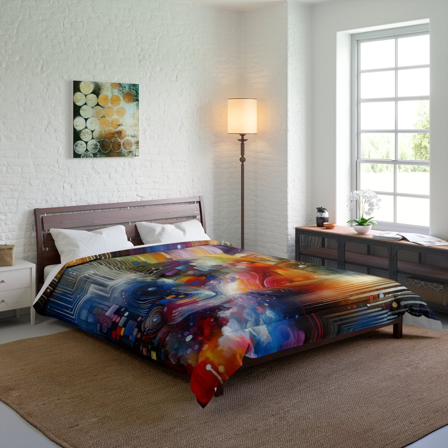 Abstract Technicolor Synthesis Comforter