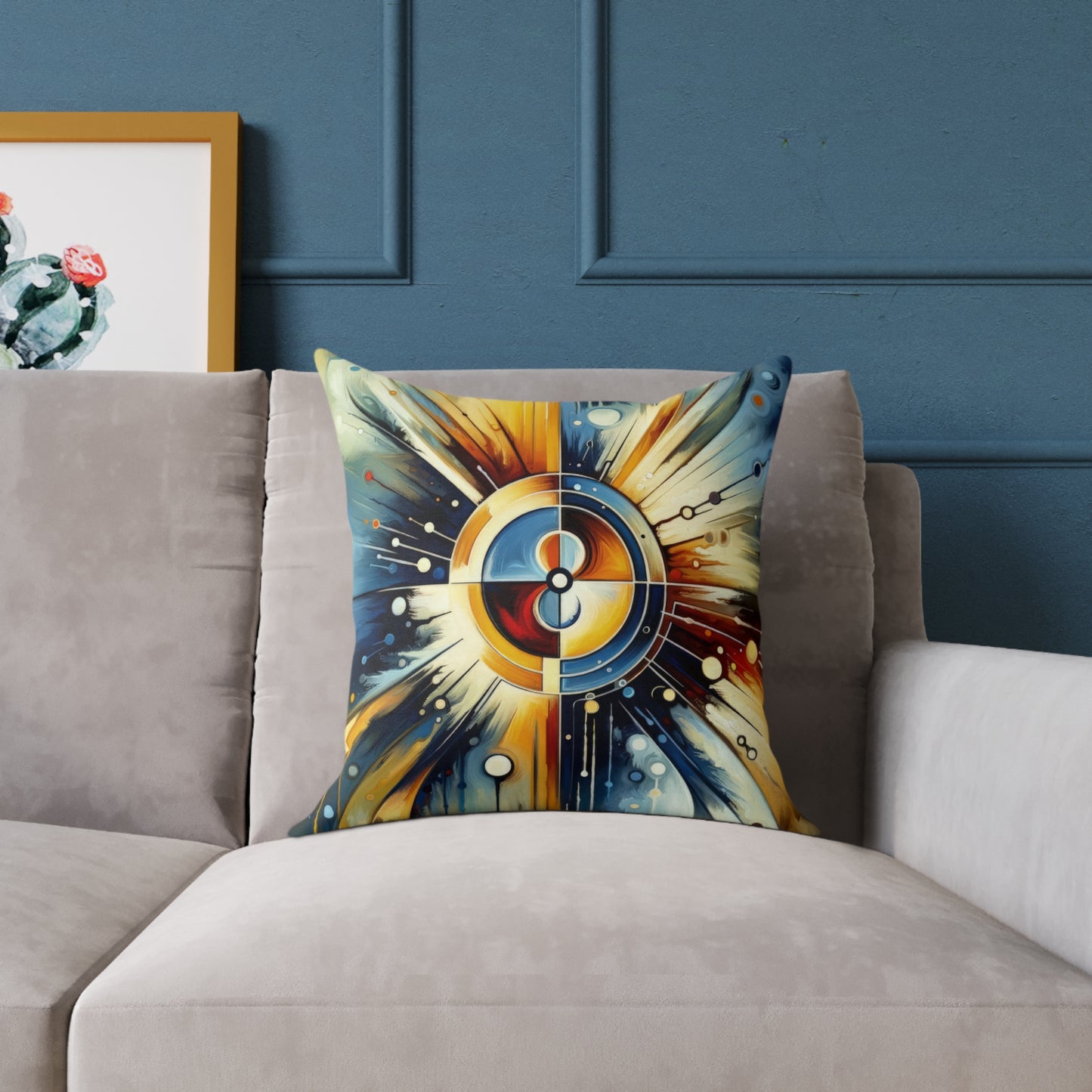 Compassionate Ethical Guidance Spun Polyester Pillow