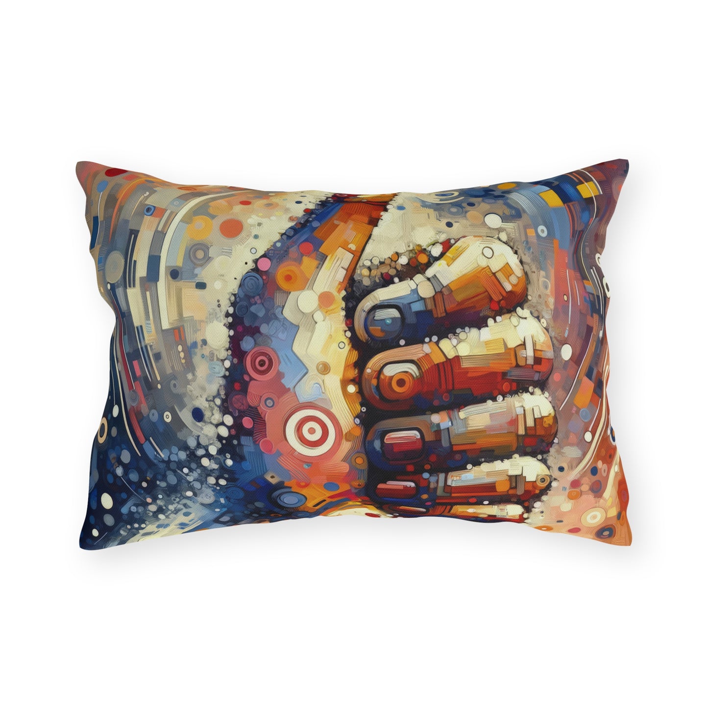 Digital Gratitude Nod Outdoor Pillows
