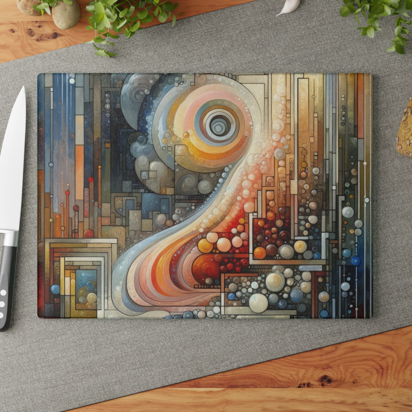 Incrementalism Anthem Unity Glass Cutting Board