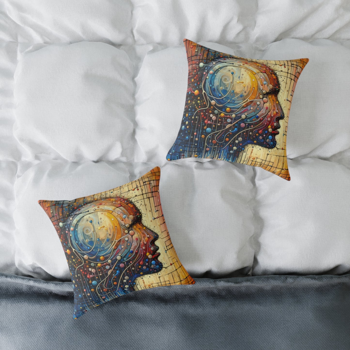 Empathy Unity Interaction Spun Polyester Pillow