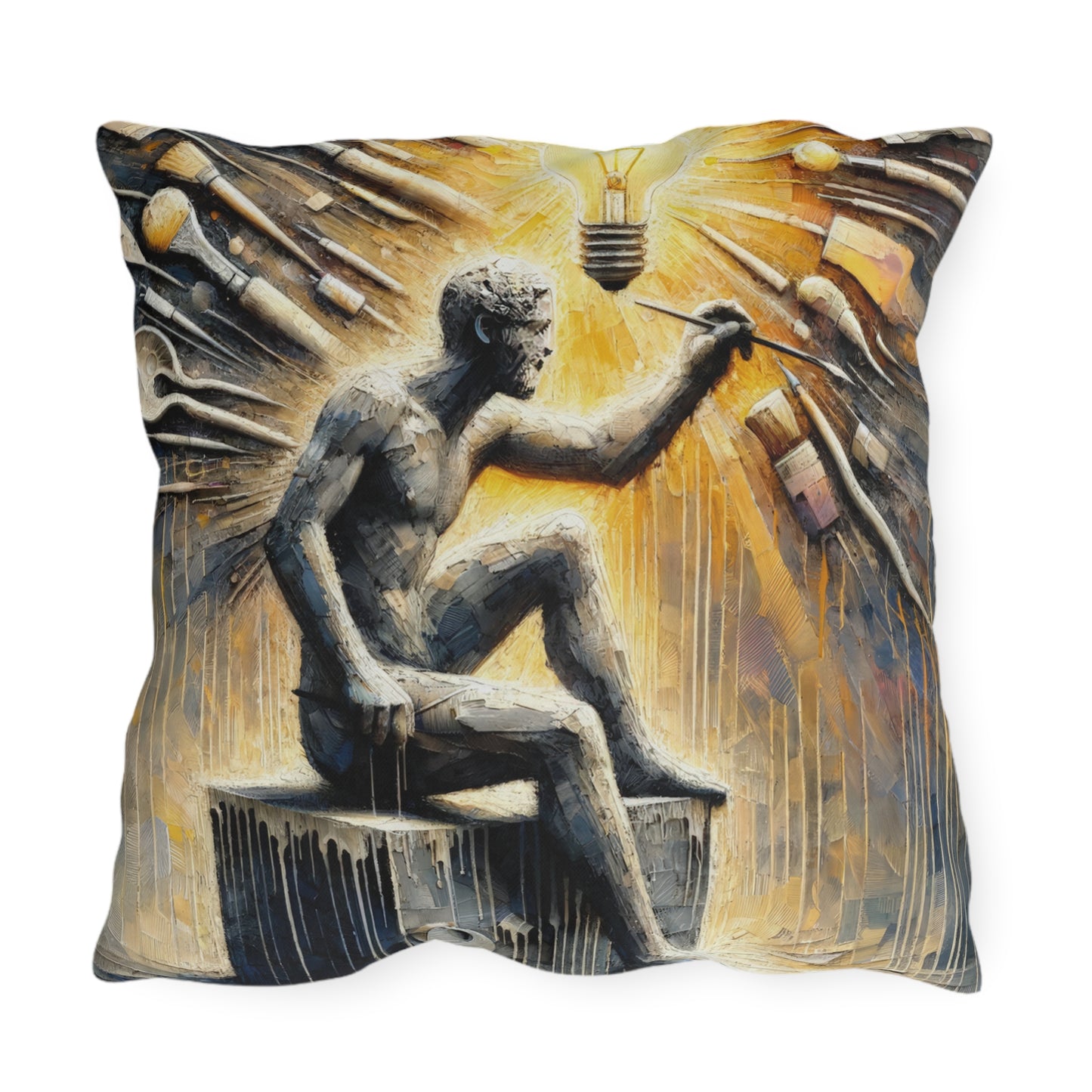 Idea Sculptor Genesis Outdoor Pillows