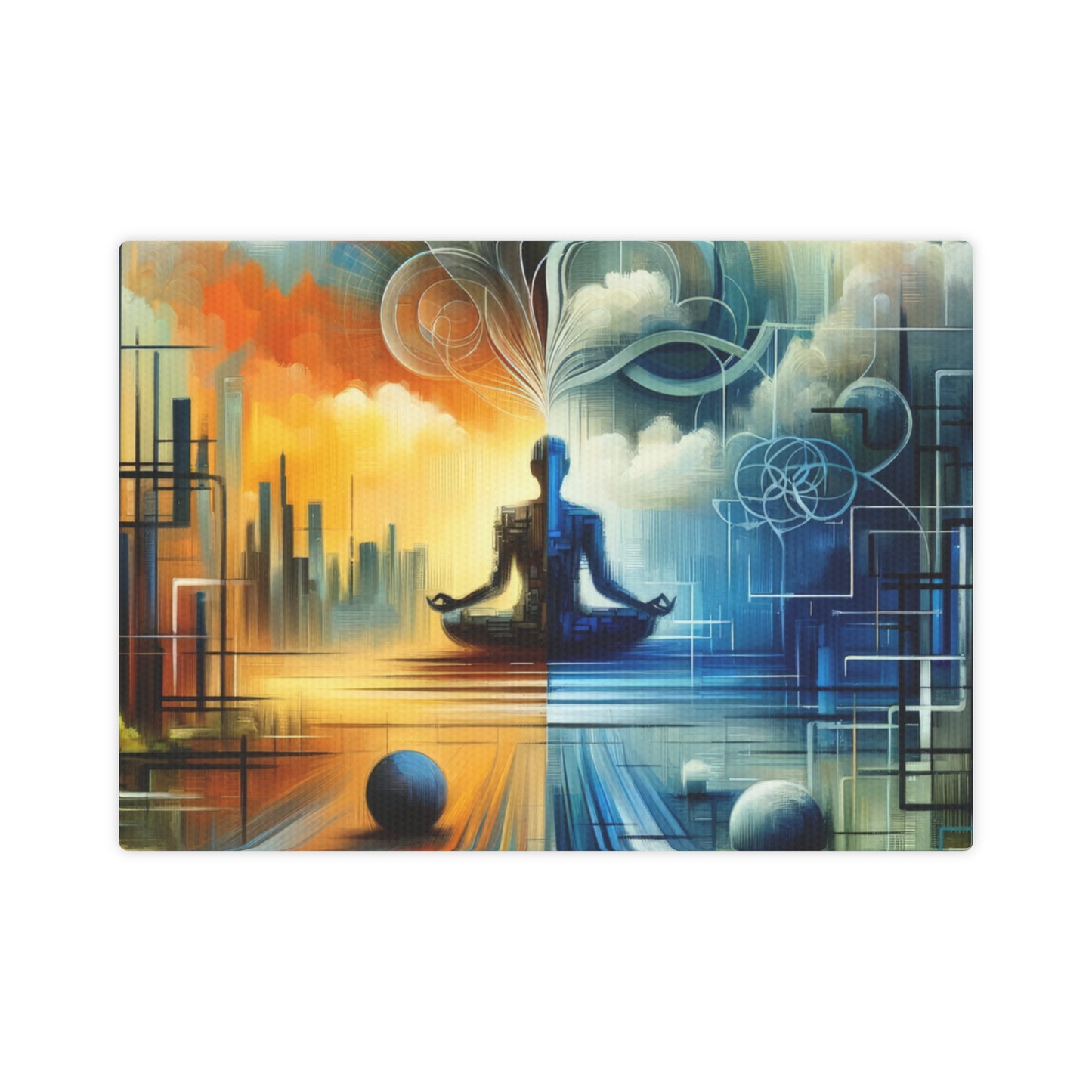Digital Spiritual Journey Canvas Photo Tile