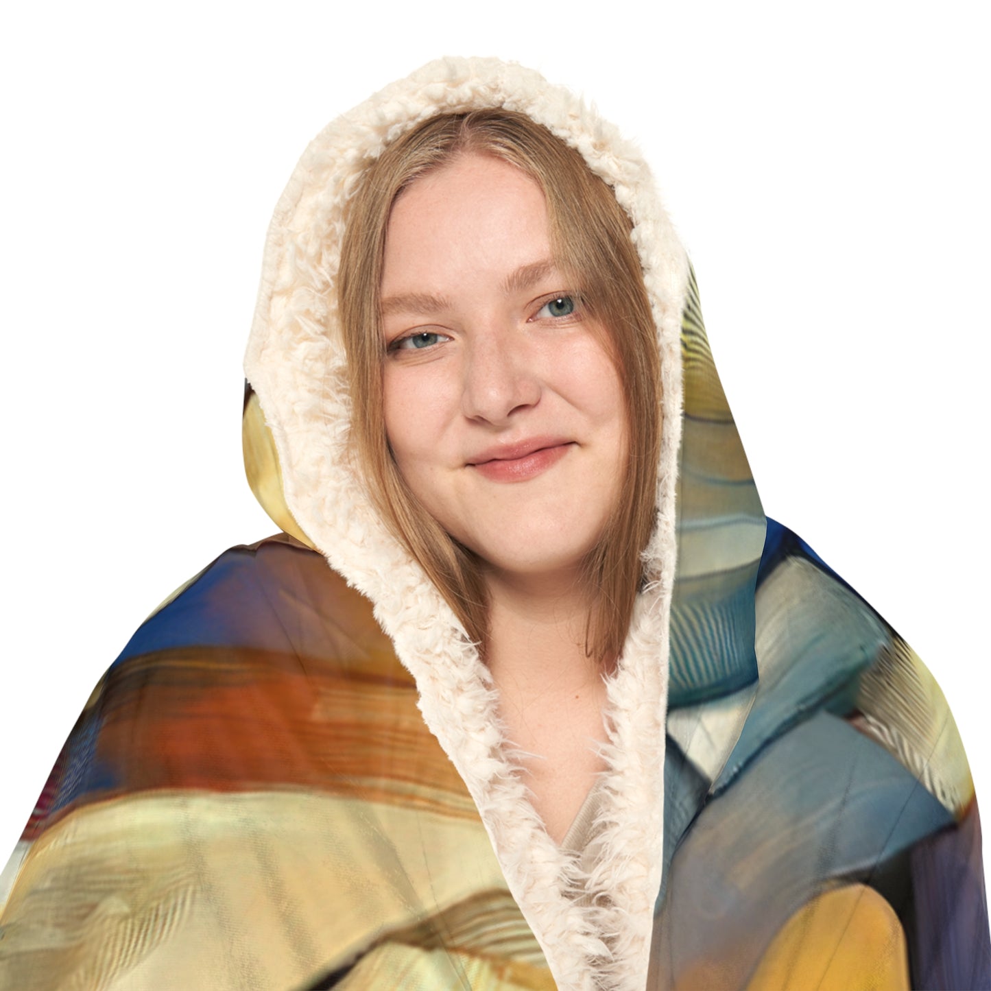 Anchored Tenets Abstraction Snuggle Blanket