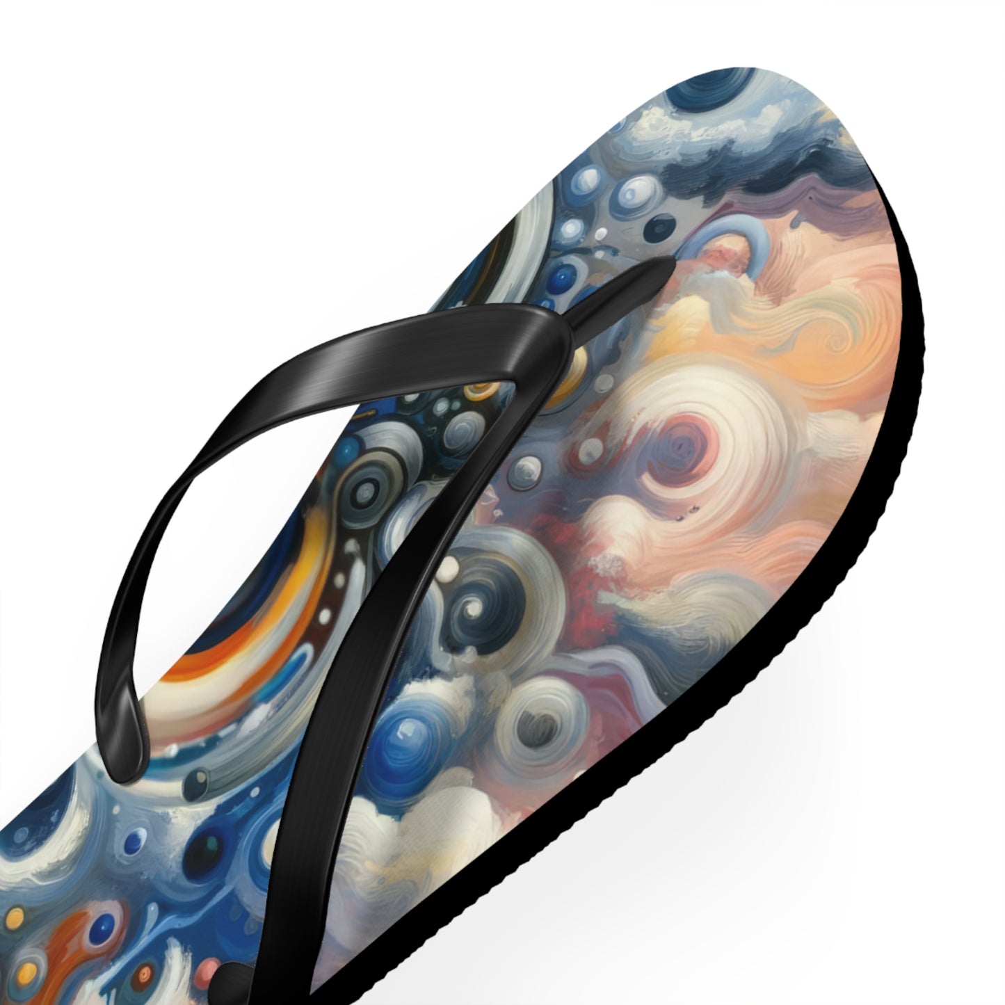 Paradoxical Embrace Tachism Flip Flops