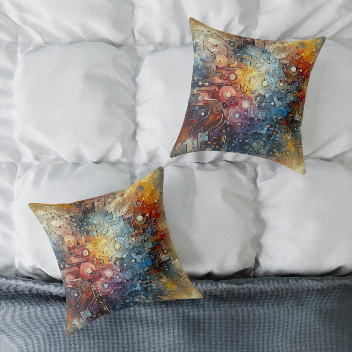 Empathy Scaffold Unity Spun Polyester Pillow