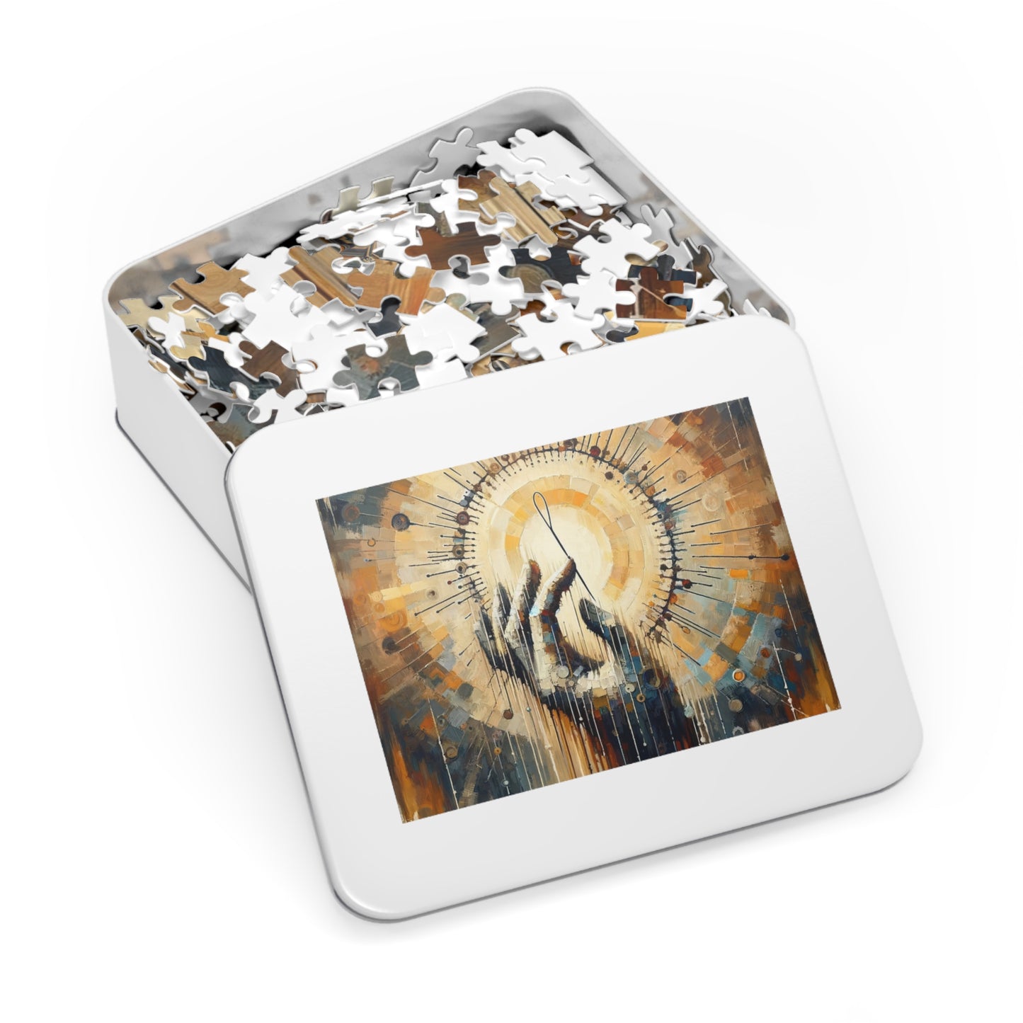 Sovereign Reflective Tachism Jigsaw Puzzle (30, 110, 252, 500,1000-Piece)