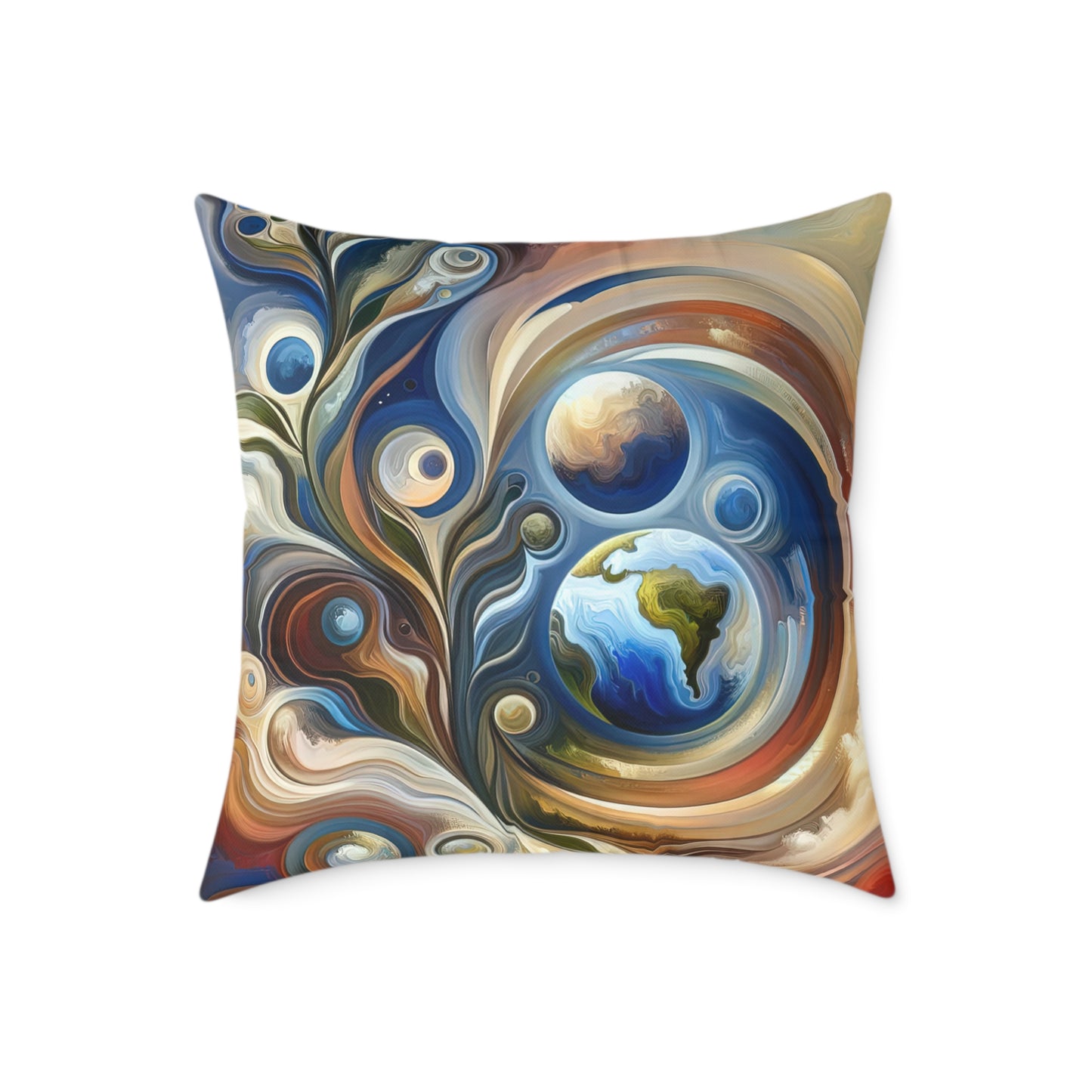 Esoteric Nurturing Gaia Spun Polyester Pillow