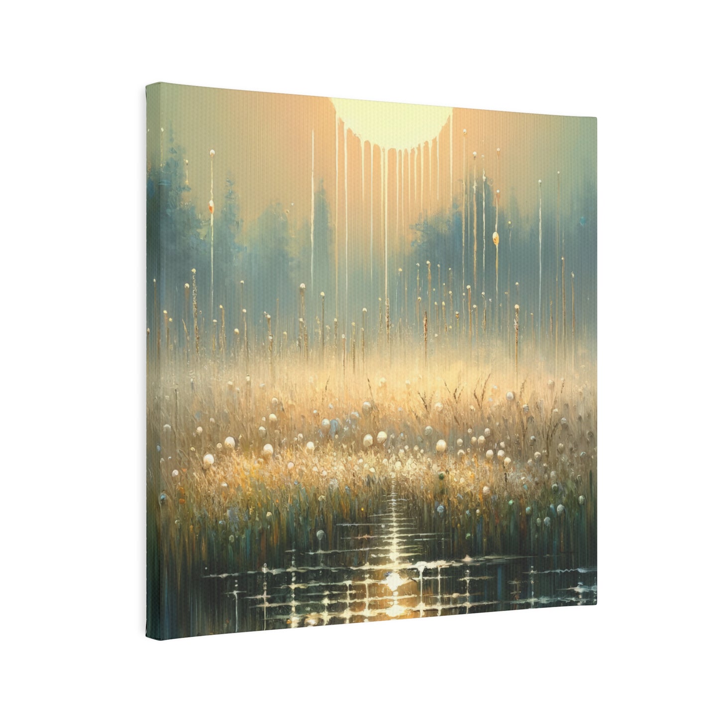 Observant Delicacy Heart Canvas Photo Tile