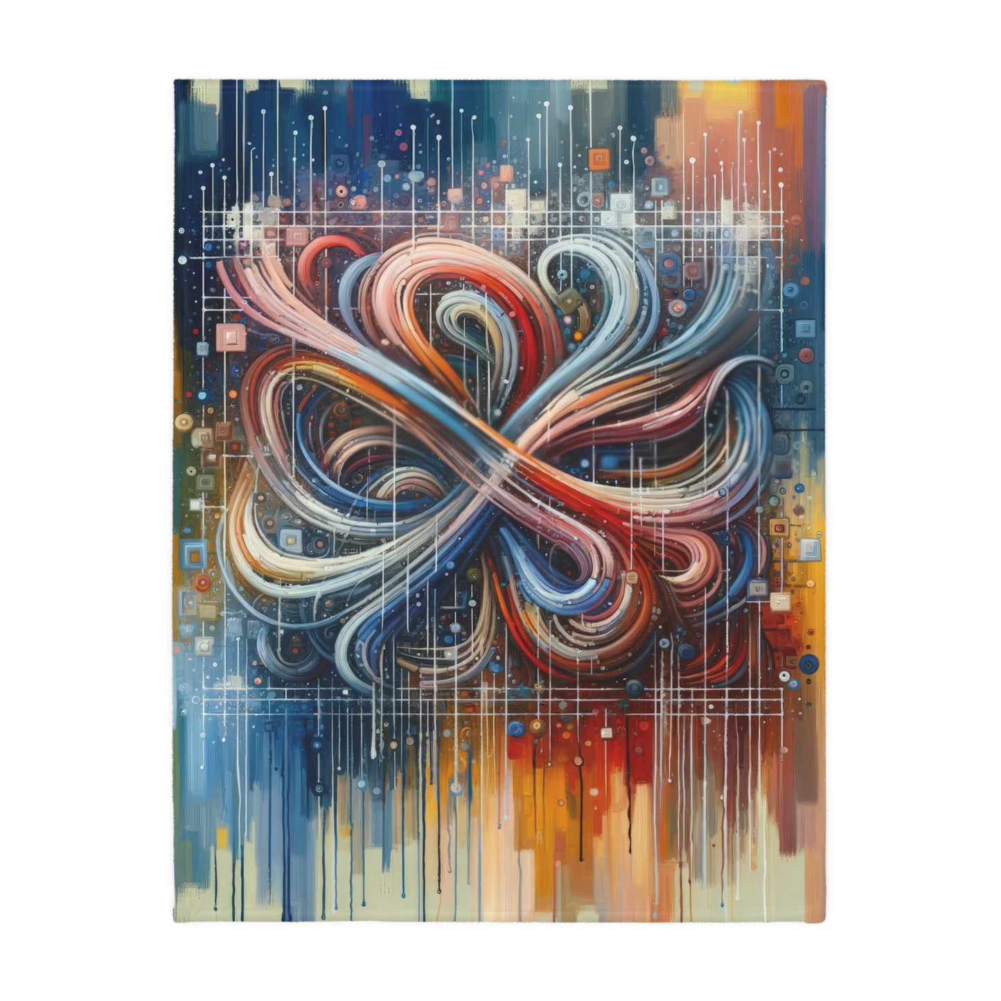Humanity Tapestry Unification Velveteen Microfiber Blanket (Two-sided print)