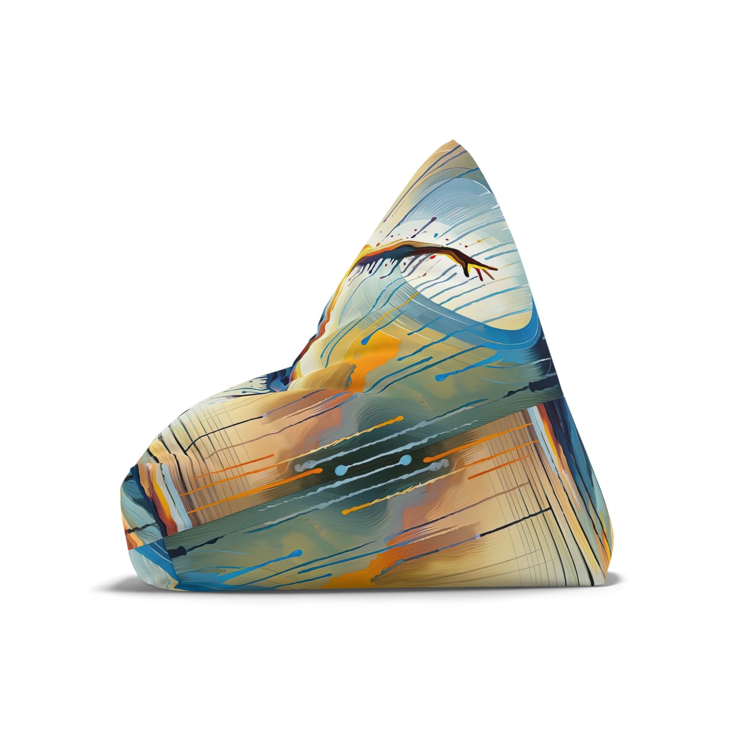 Expressive Dance Reflection Bean Bag Chair Cover