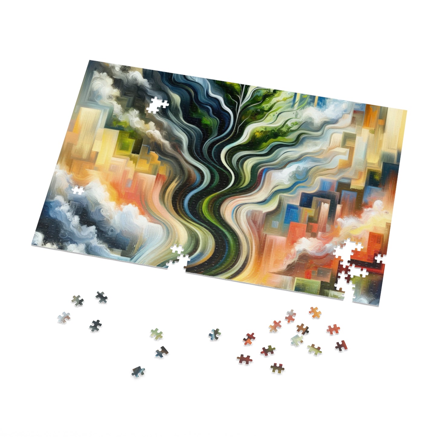 Eternal Digital Contrast Jigsaw Puzzle (30, 110, 252, 500,1000-Piece)