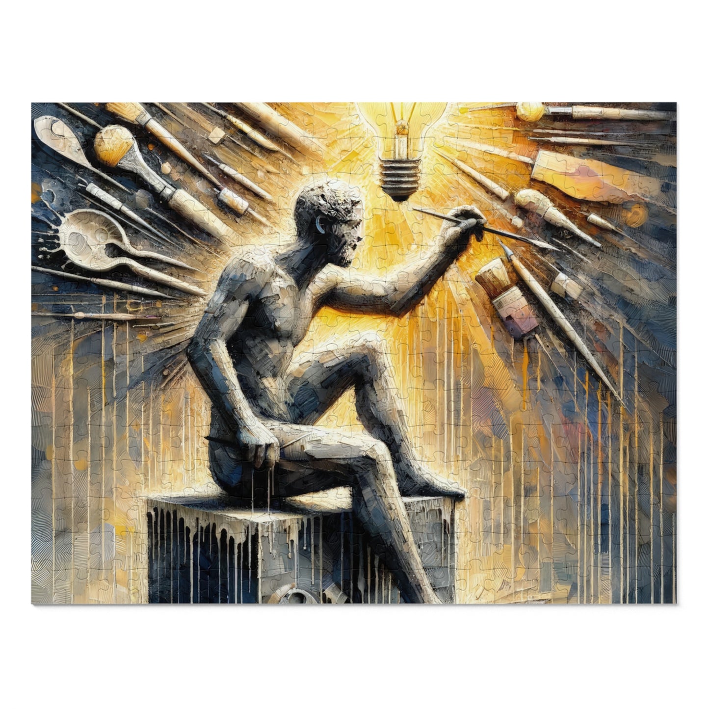 Idea Sculptor Genesis Jigsaw Puzzle (30, 110, 252, 500,1000-Piece)
