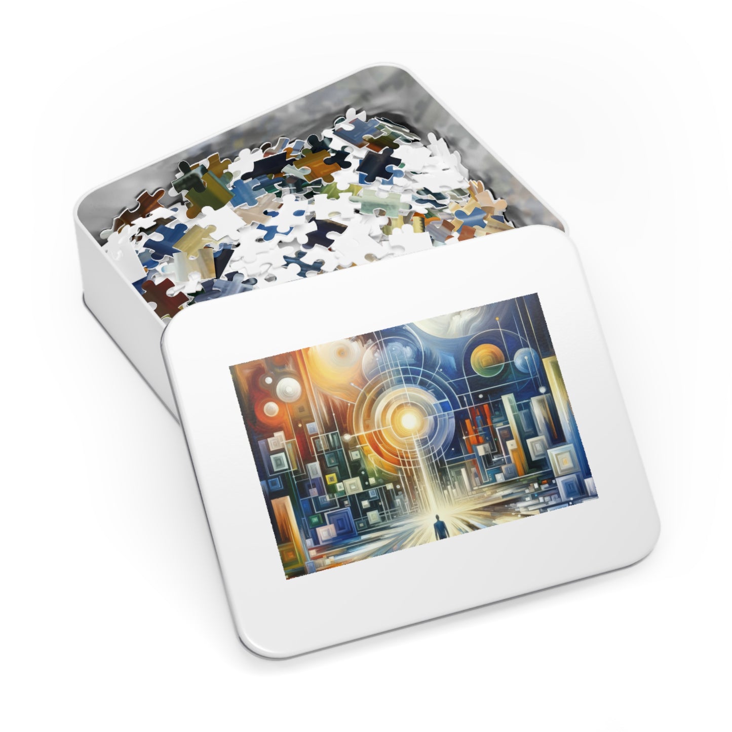 Mindful Megabyte Convergence Jigsaw Puzzle (30, 110, 252, 500,1000-Piece)