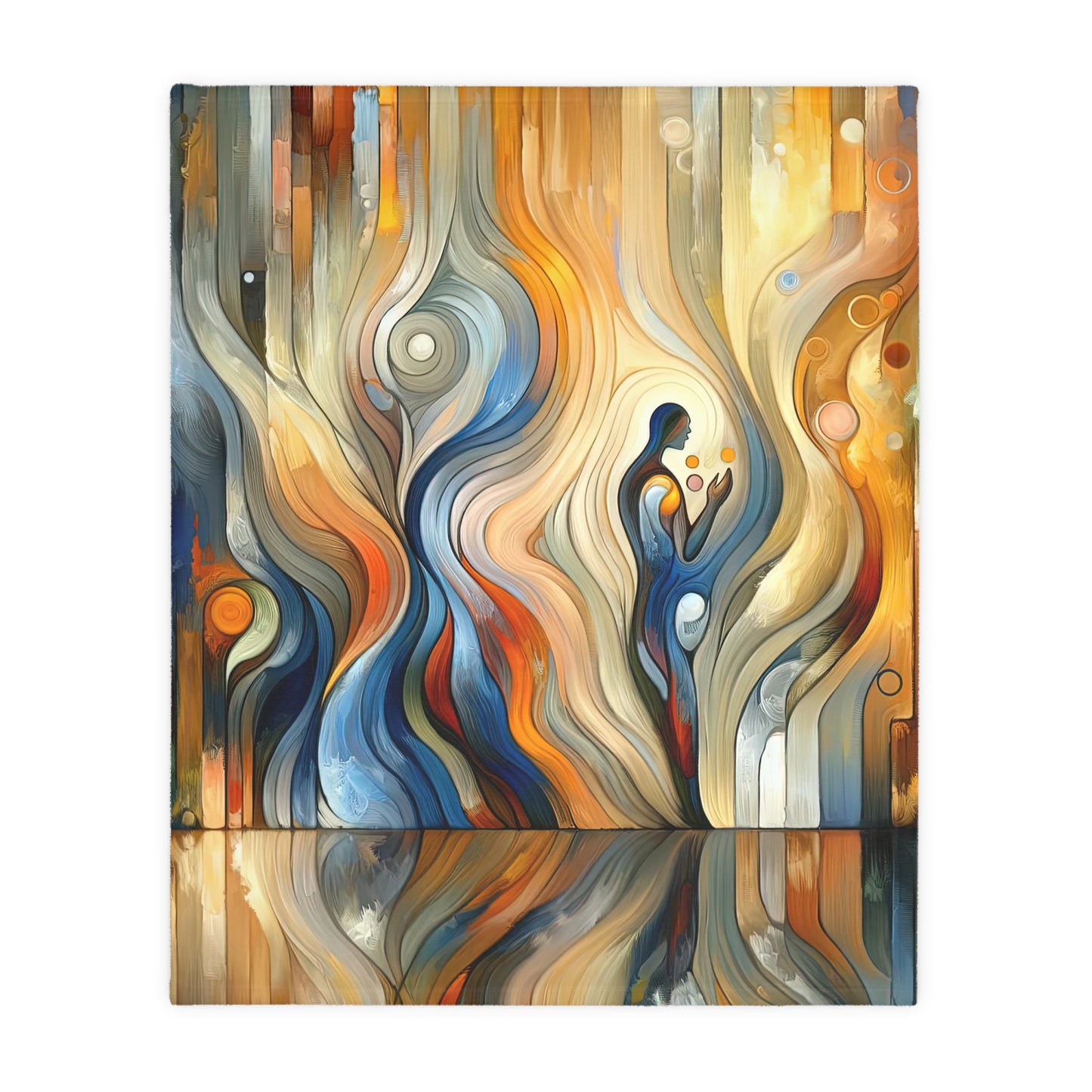 Self Embrace Benevolence Velveteen Microfiber Blanket (Two-sided print)