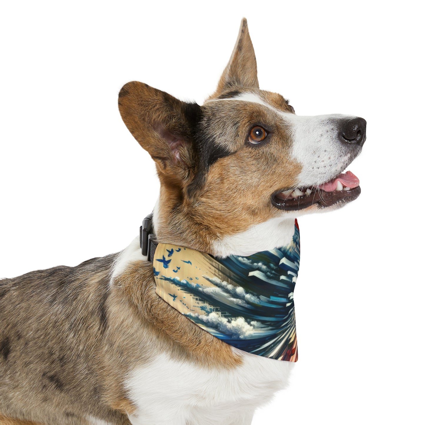 Rapid Perspective Shift Pet Bandana Collar