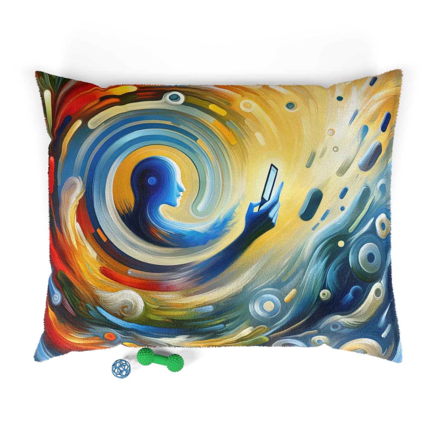 Swipe Connection Tachism Pet Bed