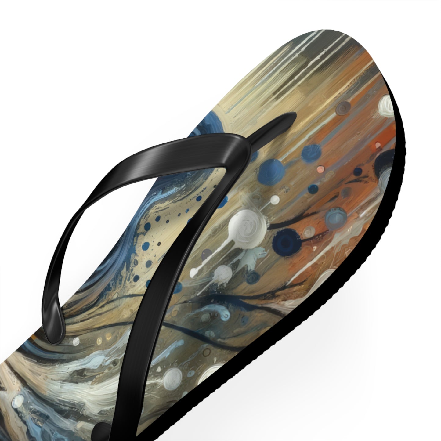 Empathic Connection Tachism Flip Flops