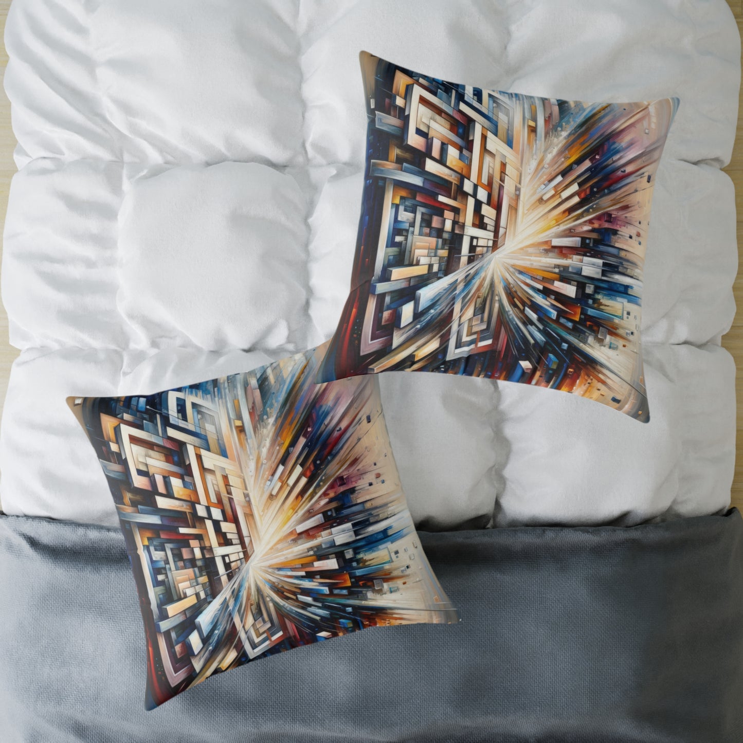 Pieces Unifying Focus Spun Polyester Pillow
