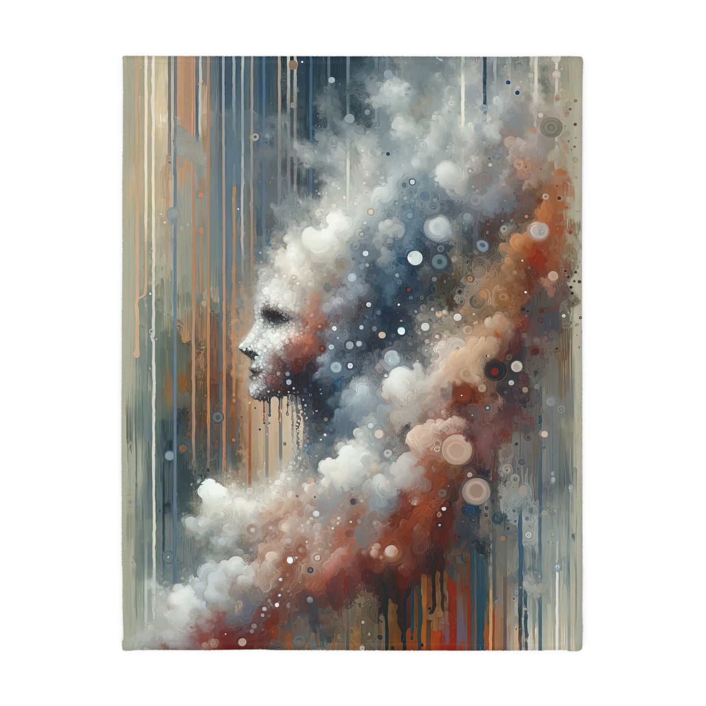 Ephemeral Hour Residue Velveteen Microfiber Blanket (Two-sided print)