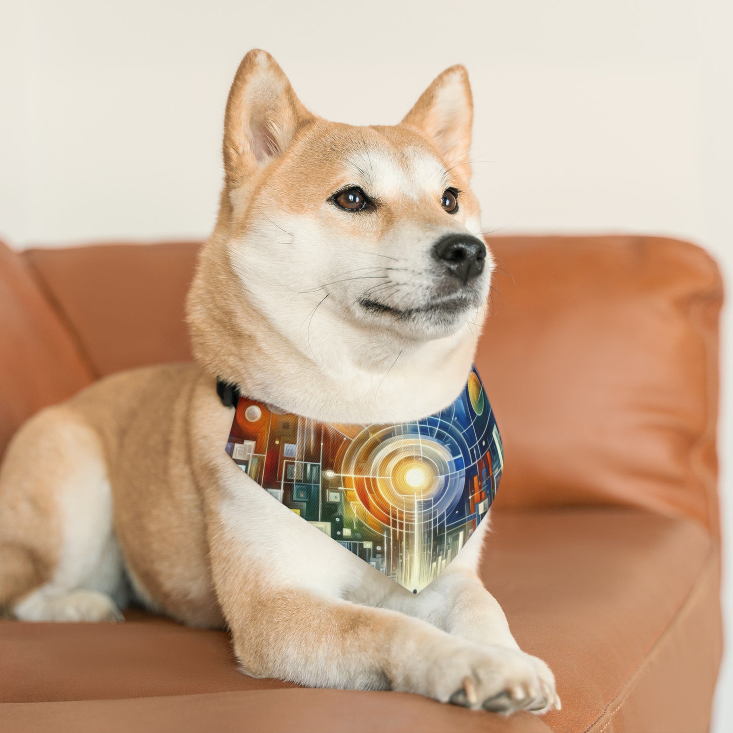 Mindful Megabyte Convergence Pet Bandana Collar