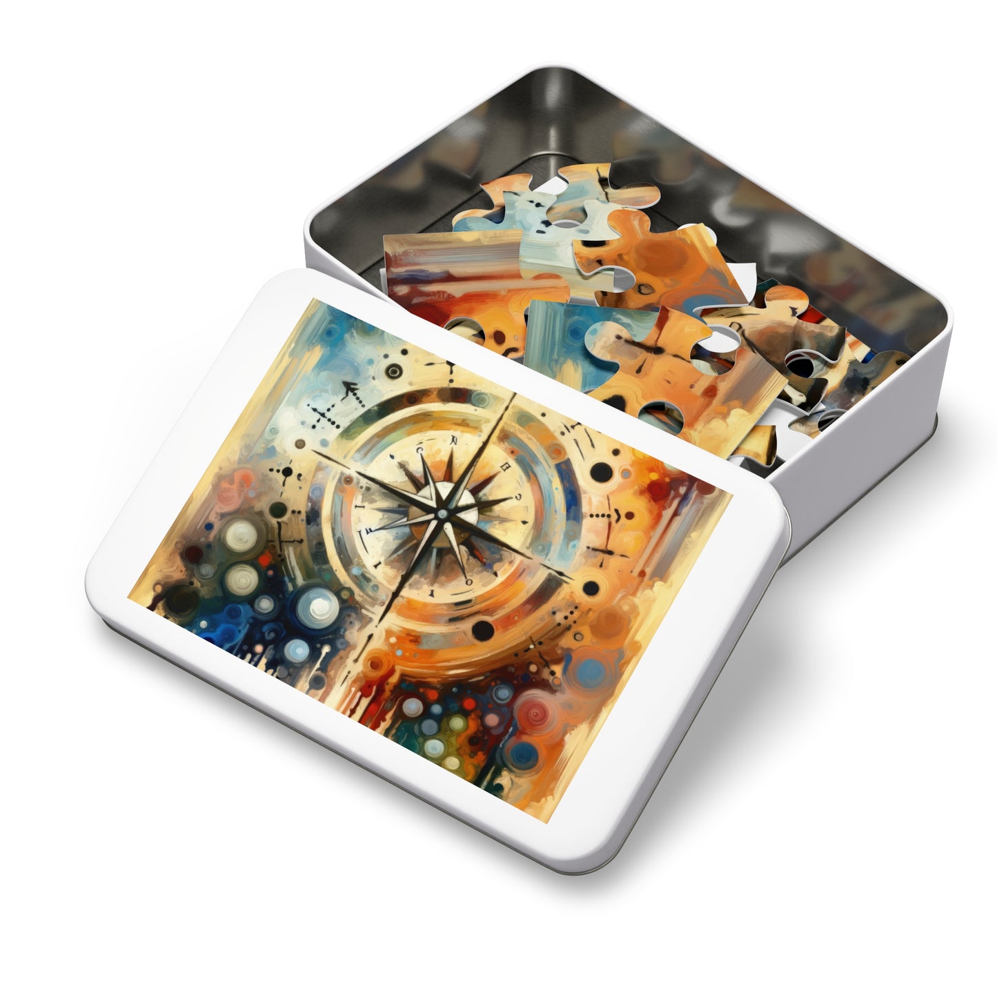 Guidance Abstract Compass Jigsaw Puzzle (30, 110, 252, 500,1000-Piece)