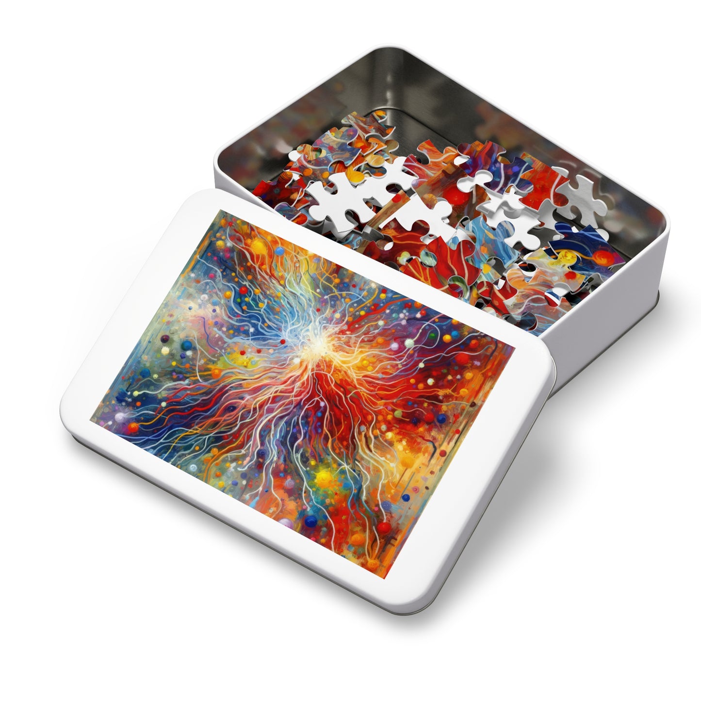 Emotive Yarn Explosion Jigsaw Puzzle (30, 110, 252, 500,1000-Piece)