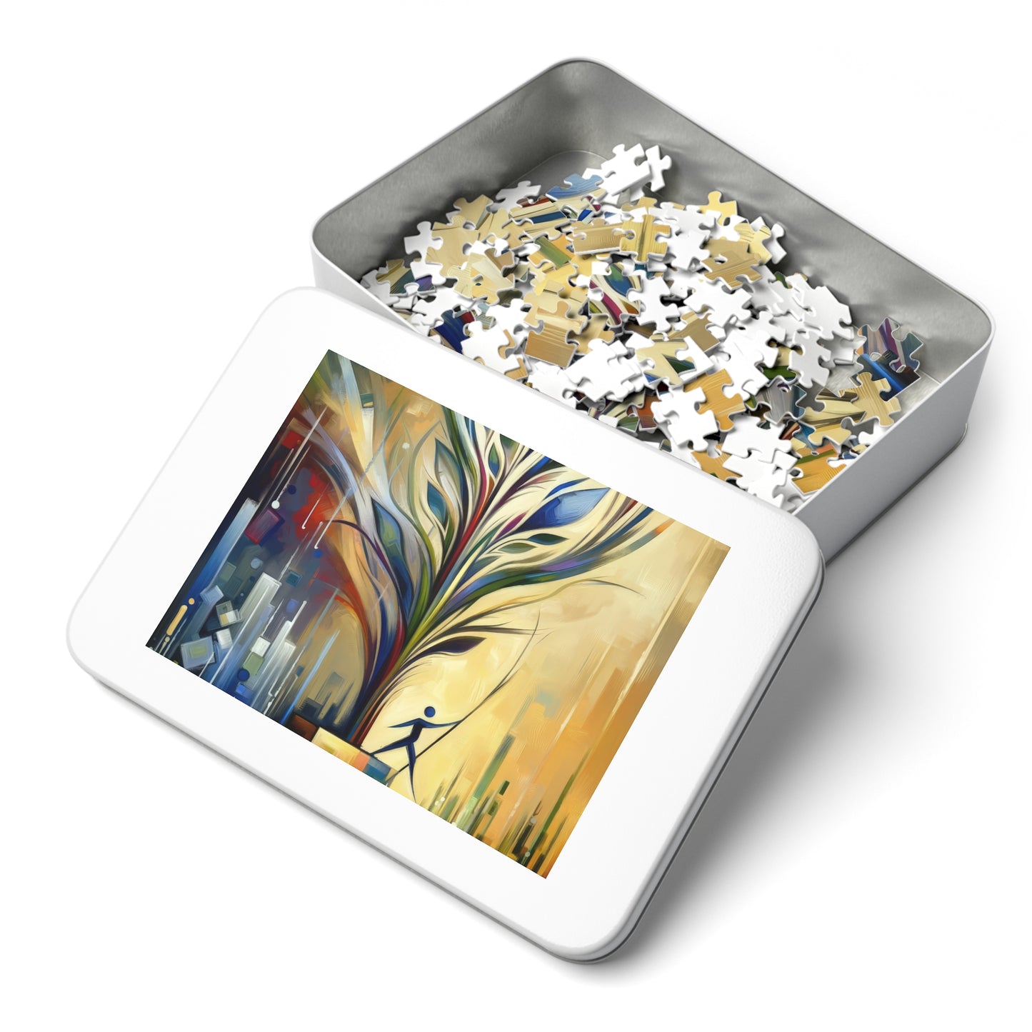 Pruning Distraction Tachism Jigsaw Puzzle (30, 110, 252, 500,1000-Piece)