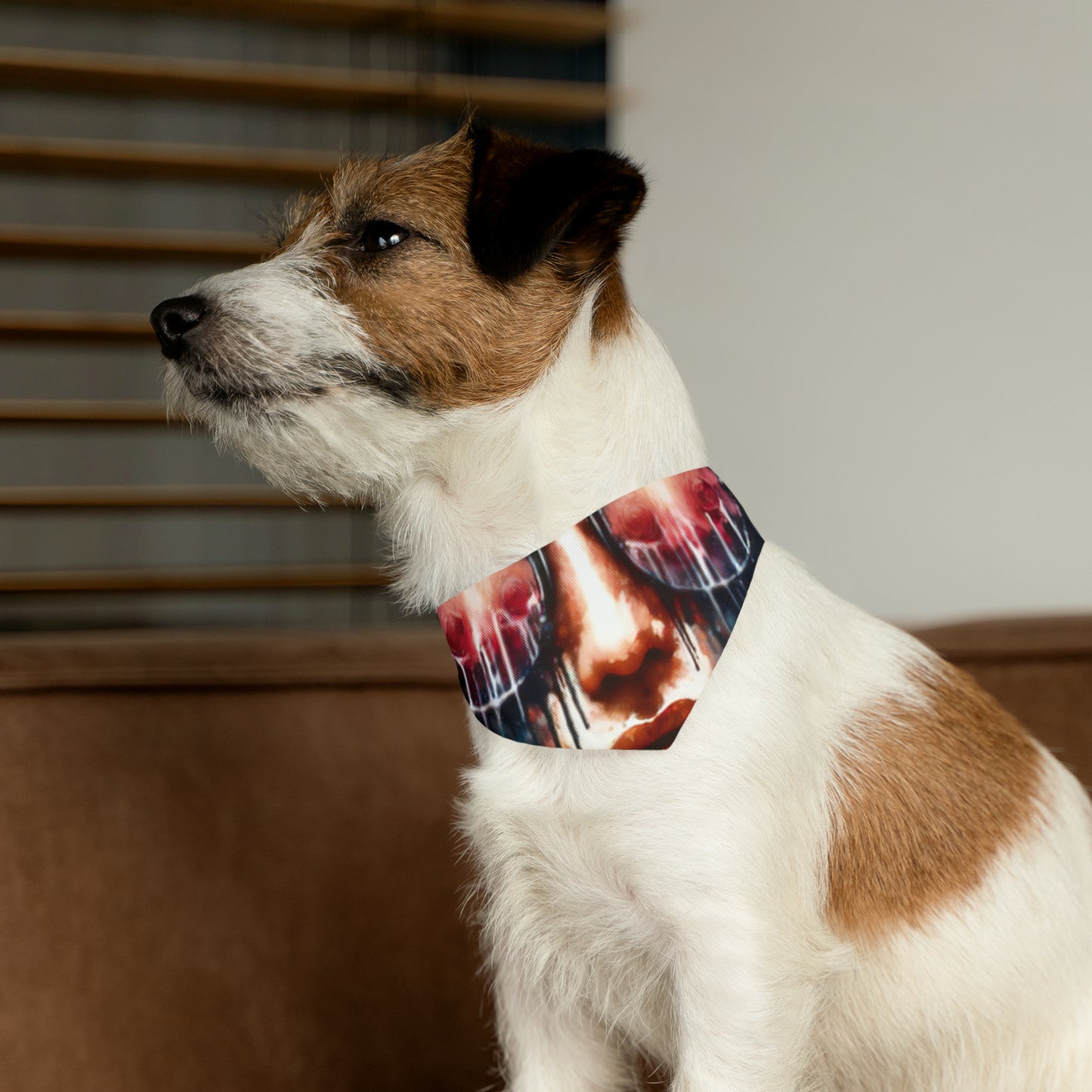 Perception Cleansing Tachism Pet Bandana Collar