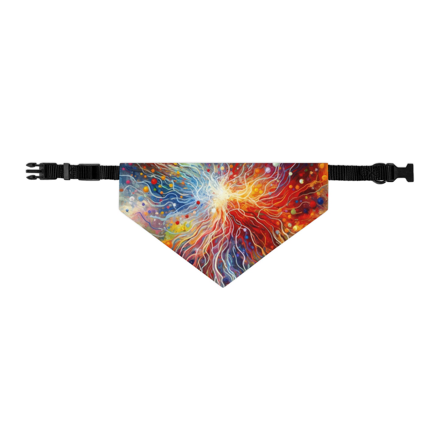 Emotive Yarn Explosion Pet Bandana Collar