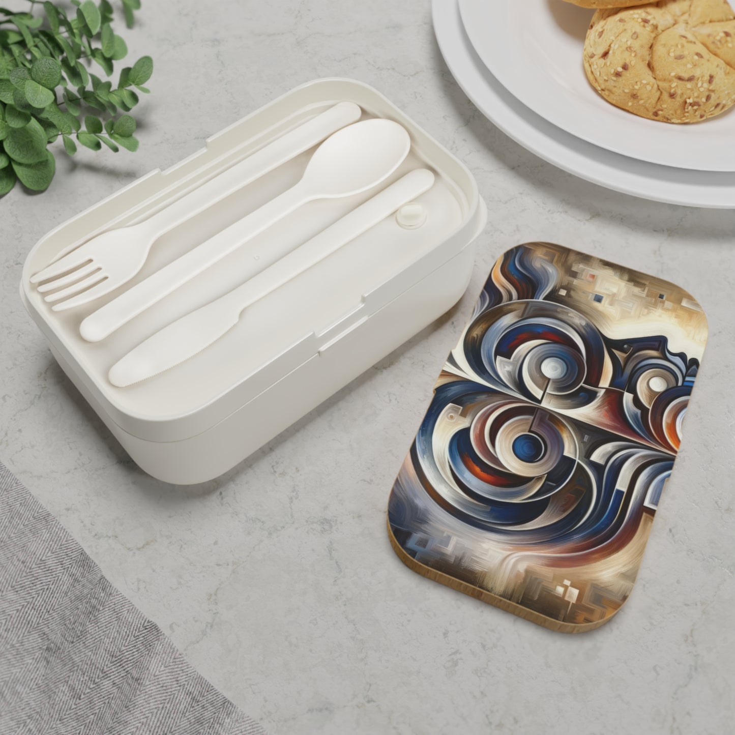 Wisdom Confluence Tachism Bento Lunch Box