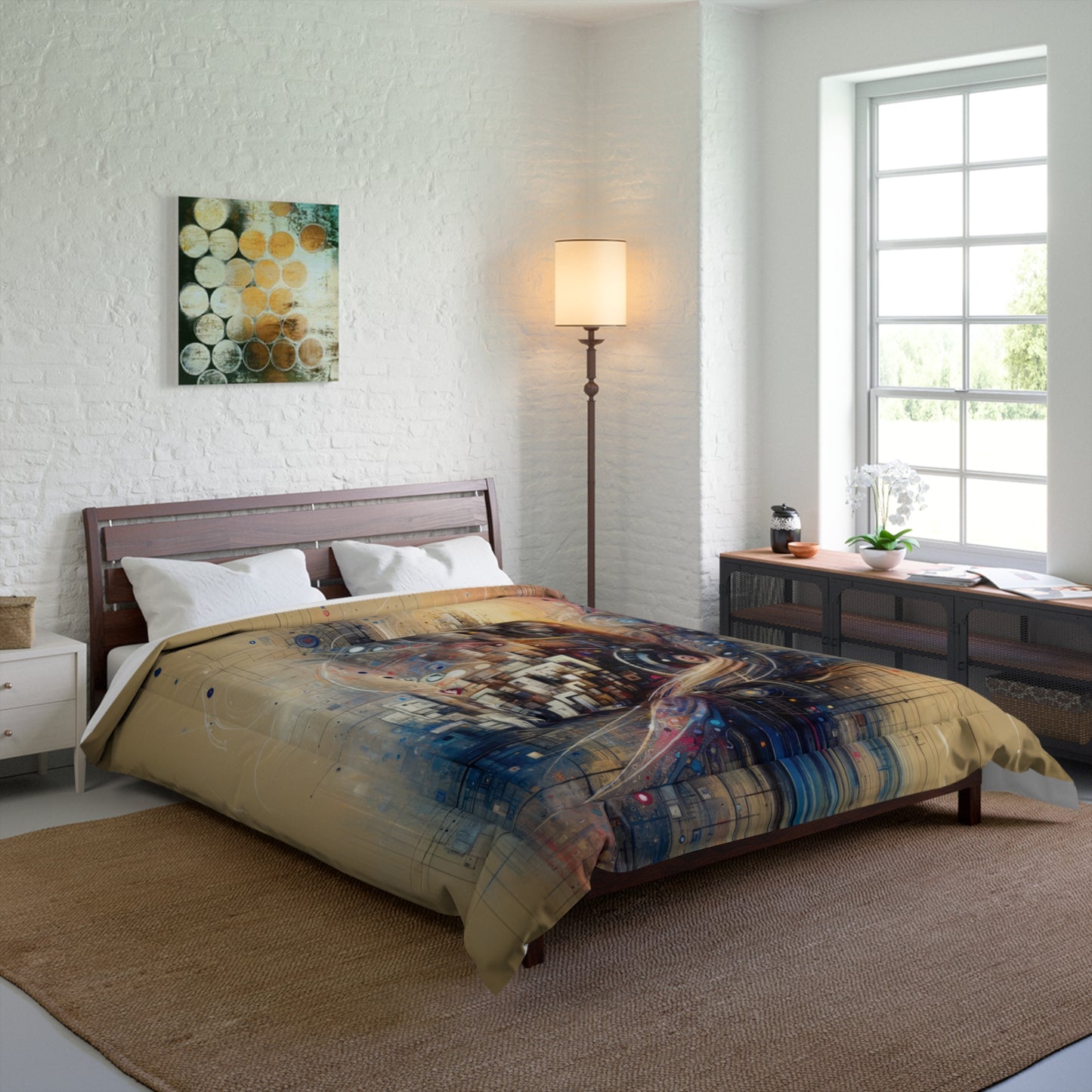 Digital Rhythmic Architecture Comforter