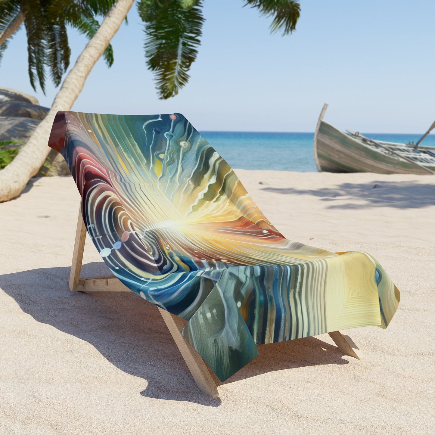 Rippling Community Dynamics Beach Towel