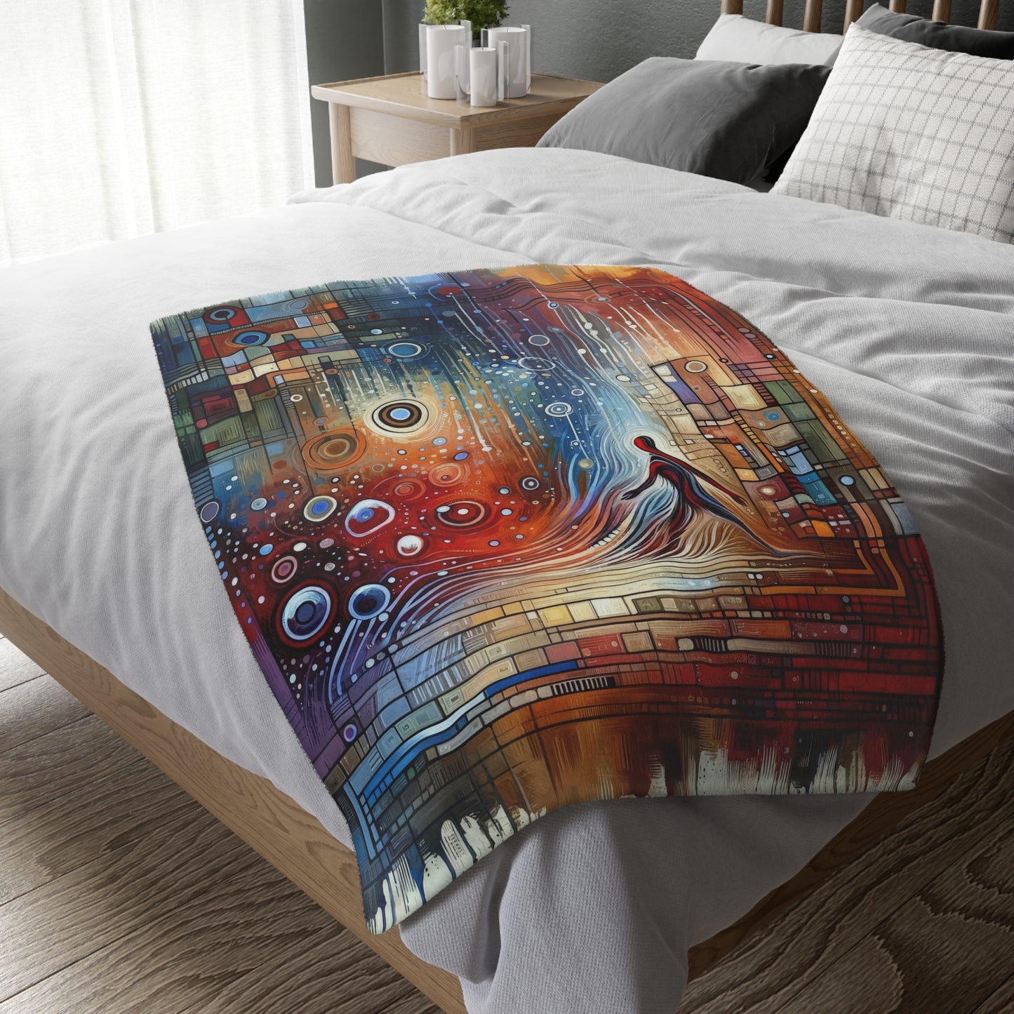 Advocate Ethos Connectivity Velveteen Microfiber Blanket (Two-sided print)