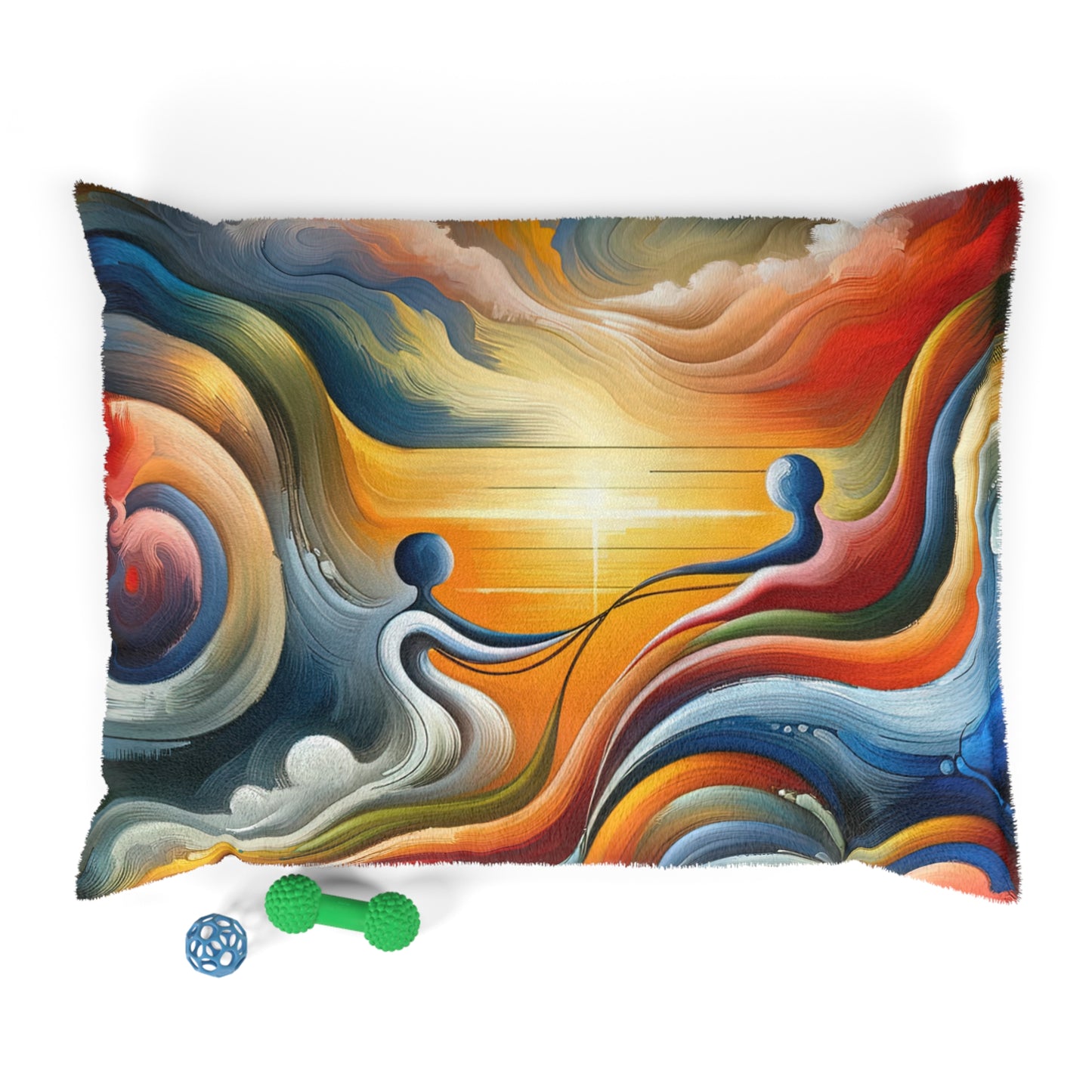 Empathetic Lifeline Abstract Pet Bed