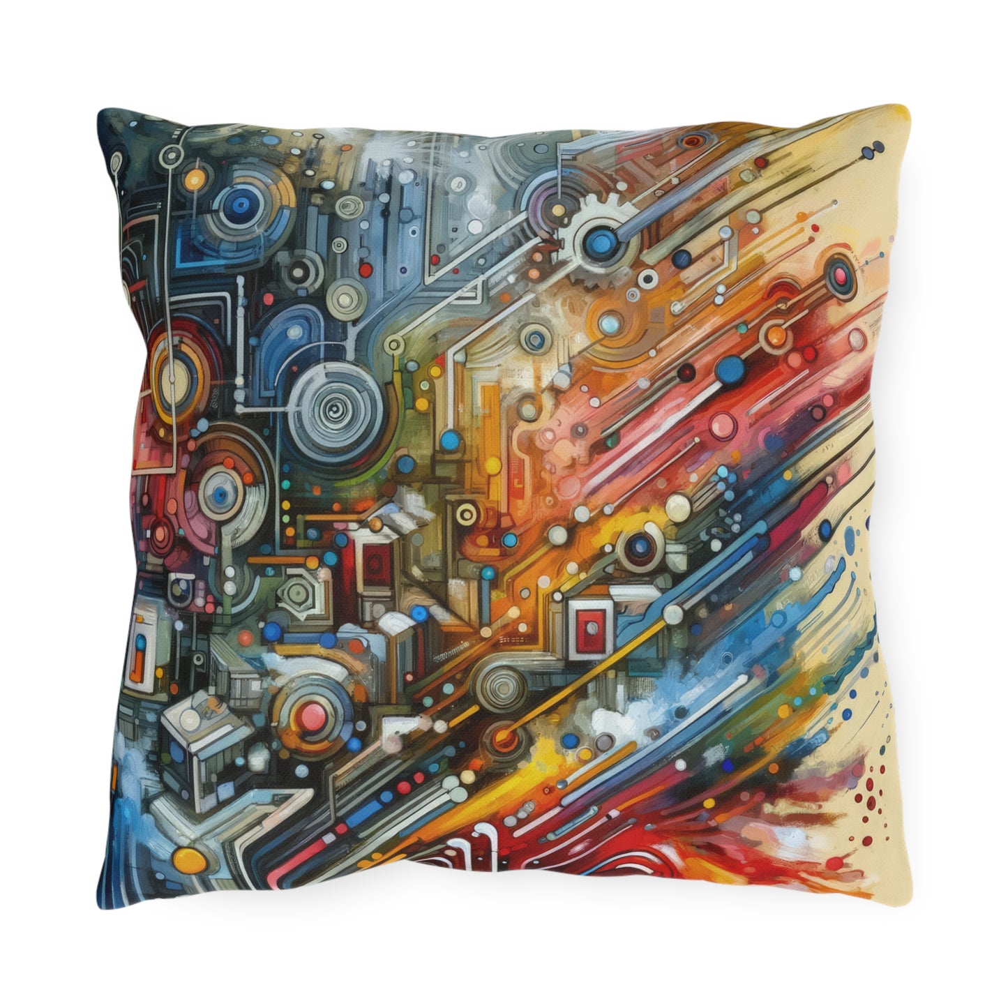 Beliefs Systems Intersection Outdoor Pillows