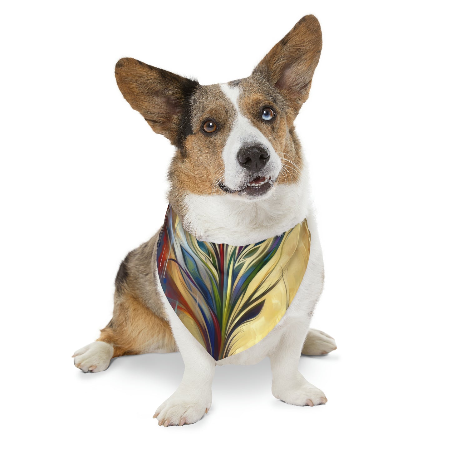 Pruning Distraction Tachism Pet Bandana Collar