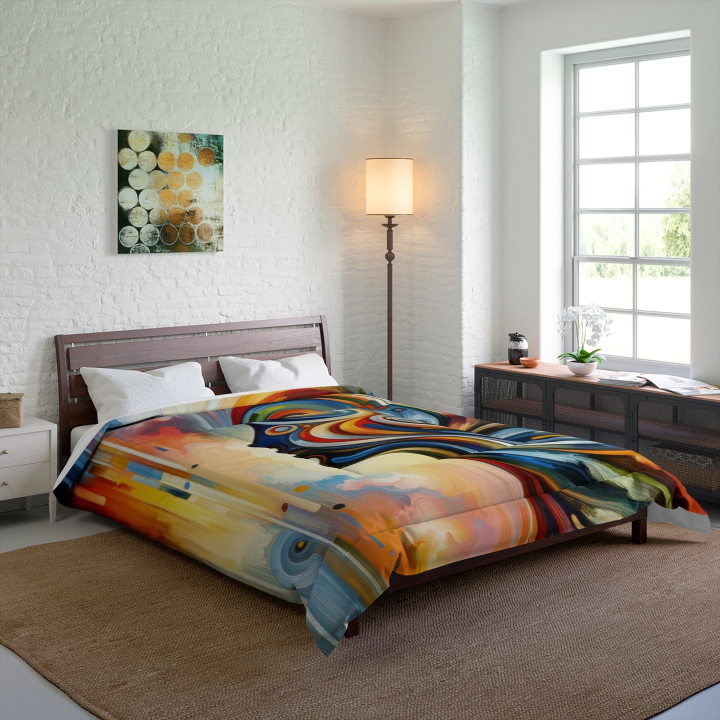 Transformative Harmonic Tachism Comforter