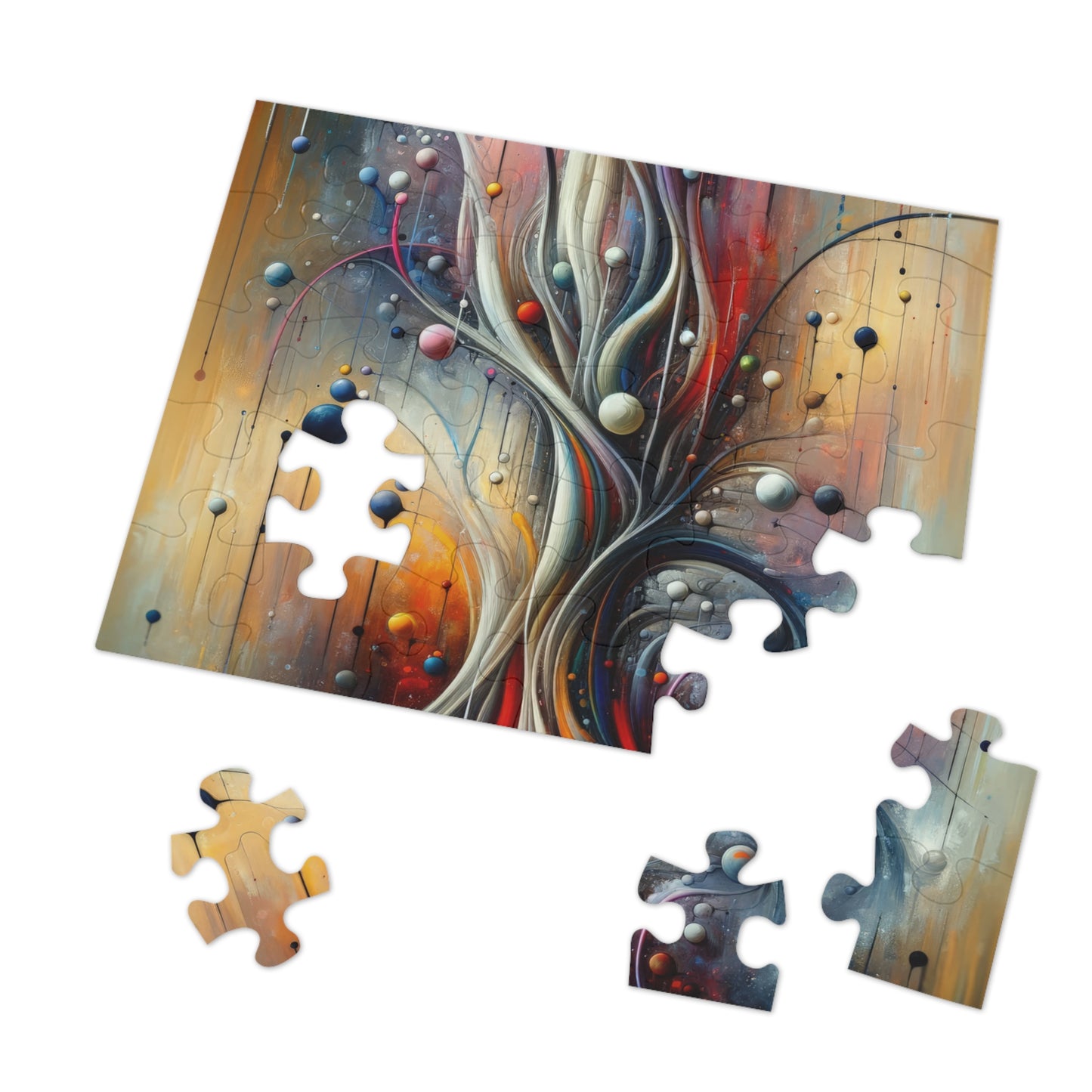 Invisible Threads Influence Jigsaw Puzzle (30, 110, 252, 500,1000-Piece)