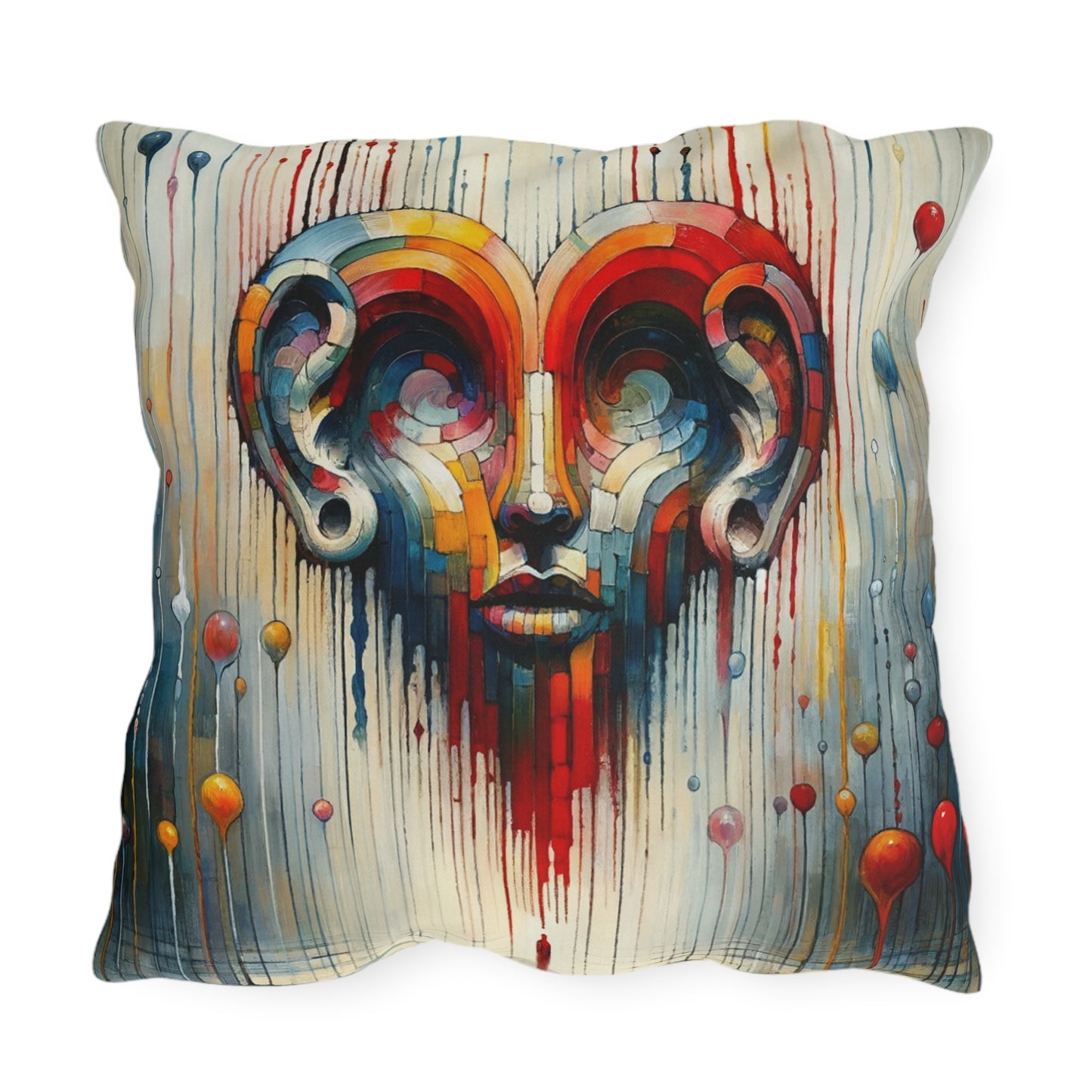 Ears Heart Expression Outdoor Pillows