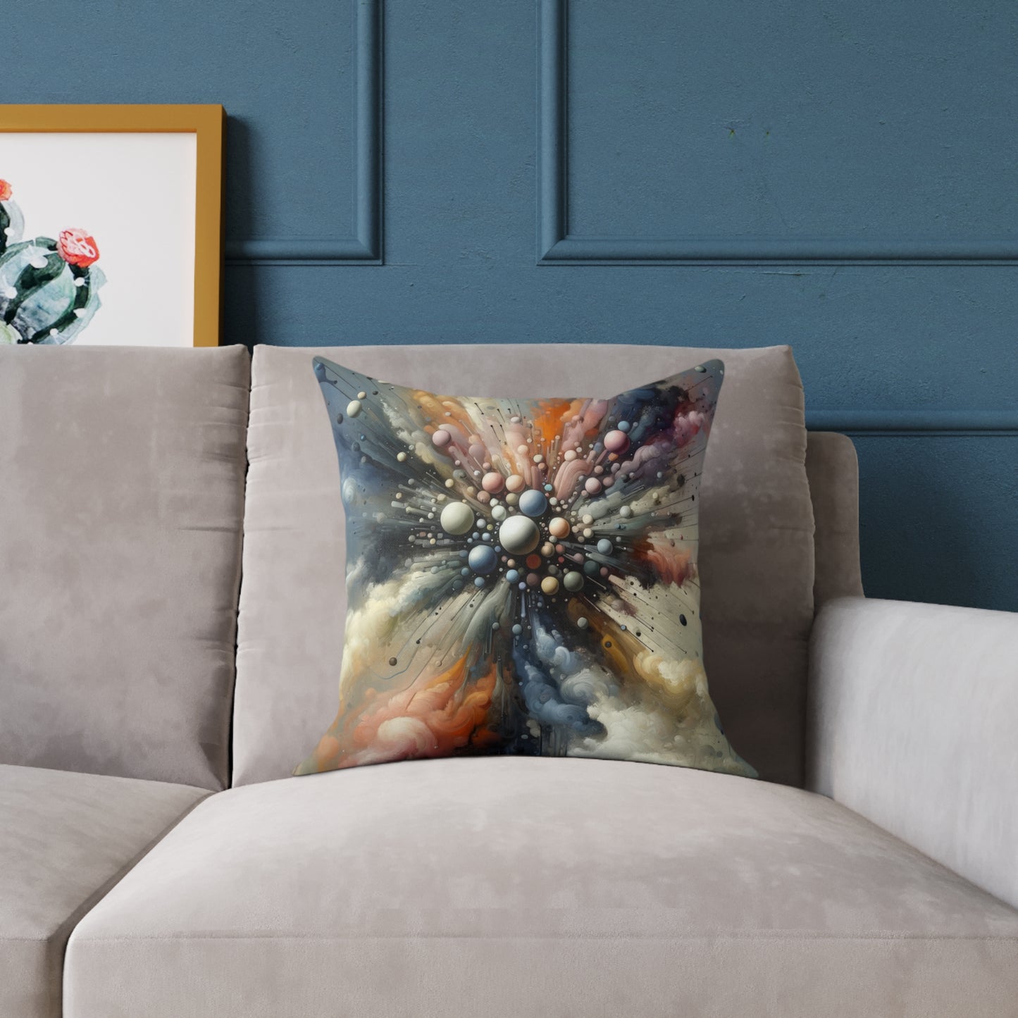 Impactful Deeds Ripple Spun Polyester Pillow