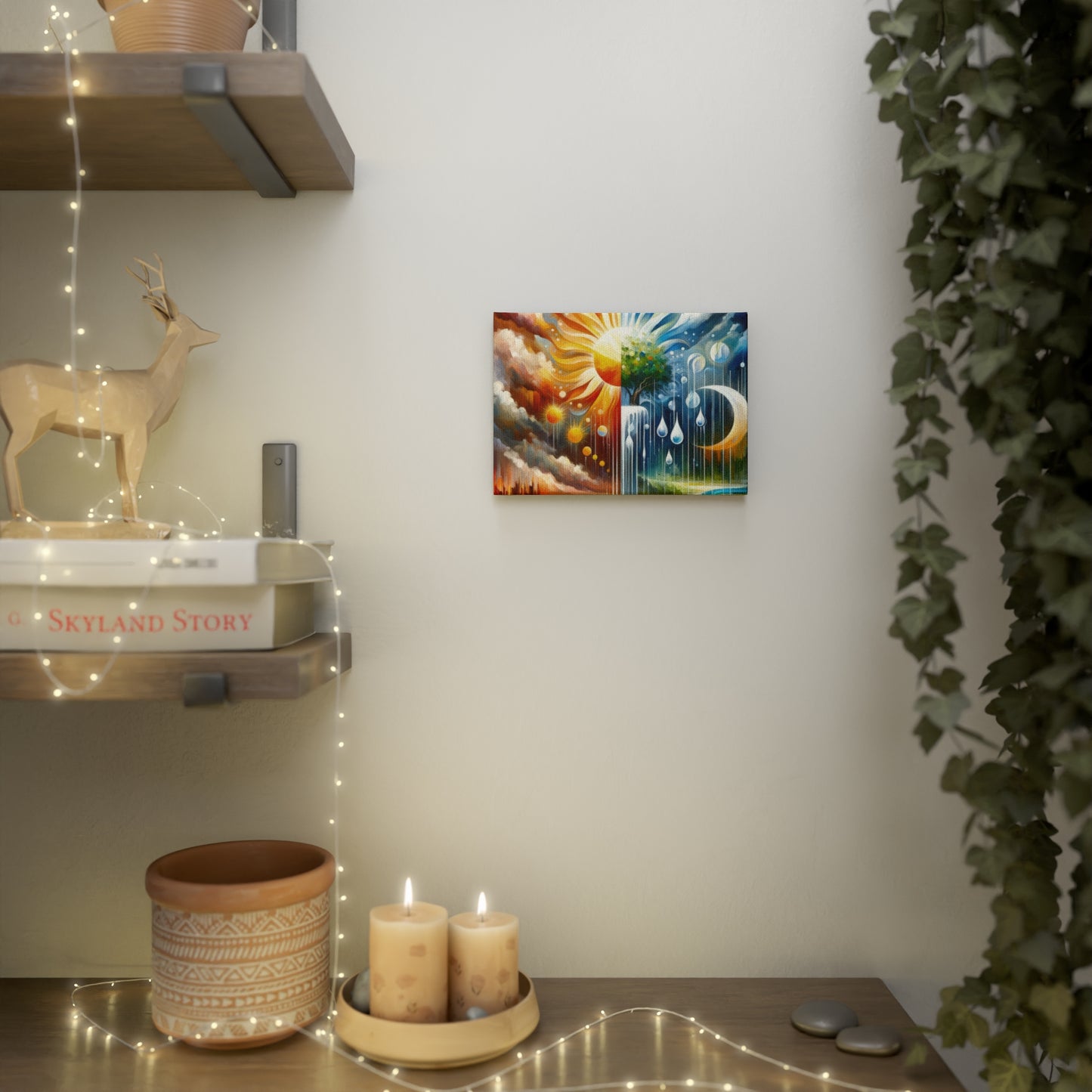 Sunshine Harvest Journey Canvas Photo Tile