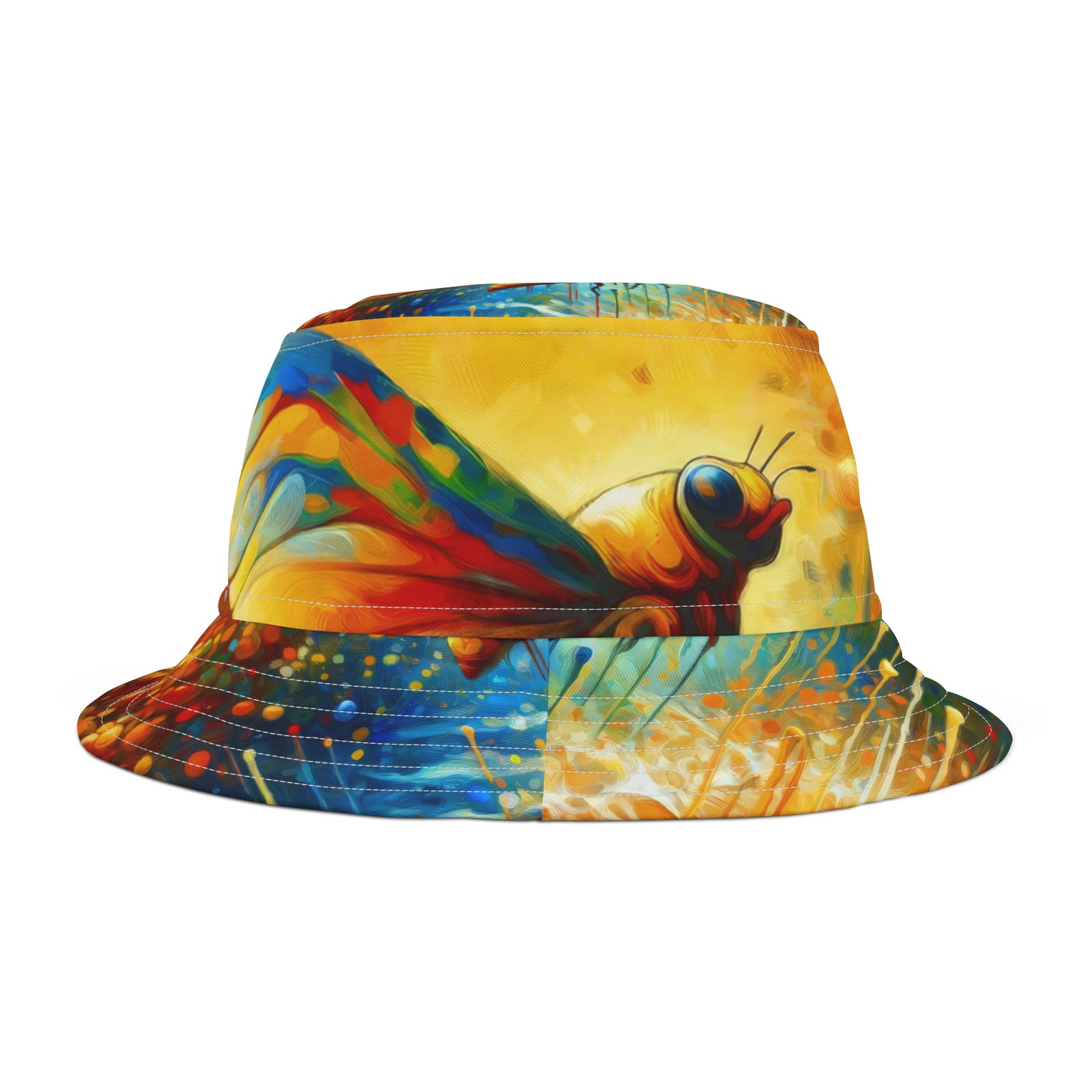 Seasonal Cicada Vibrance Bucket Hat (AOP)